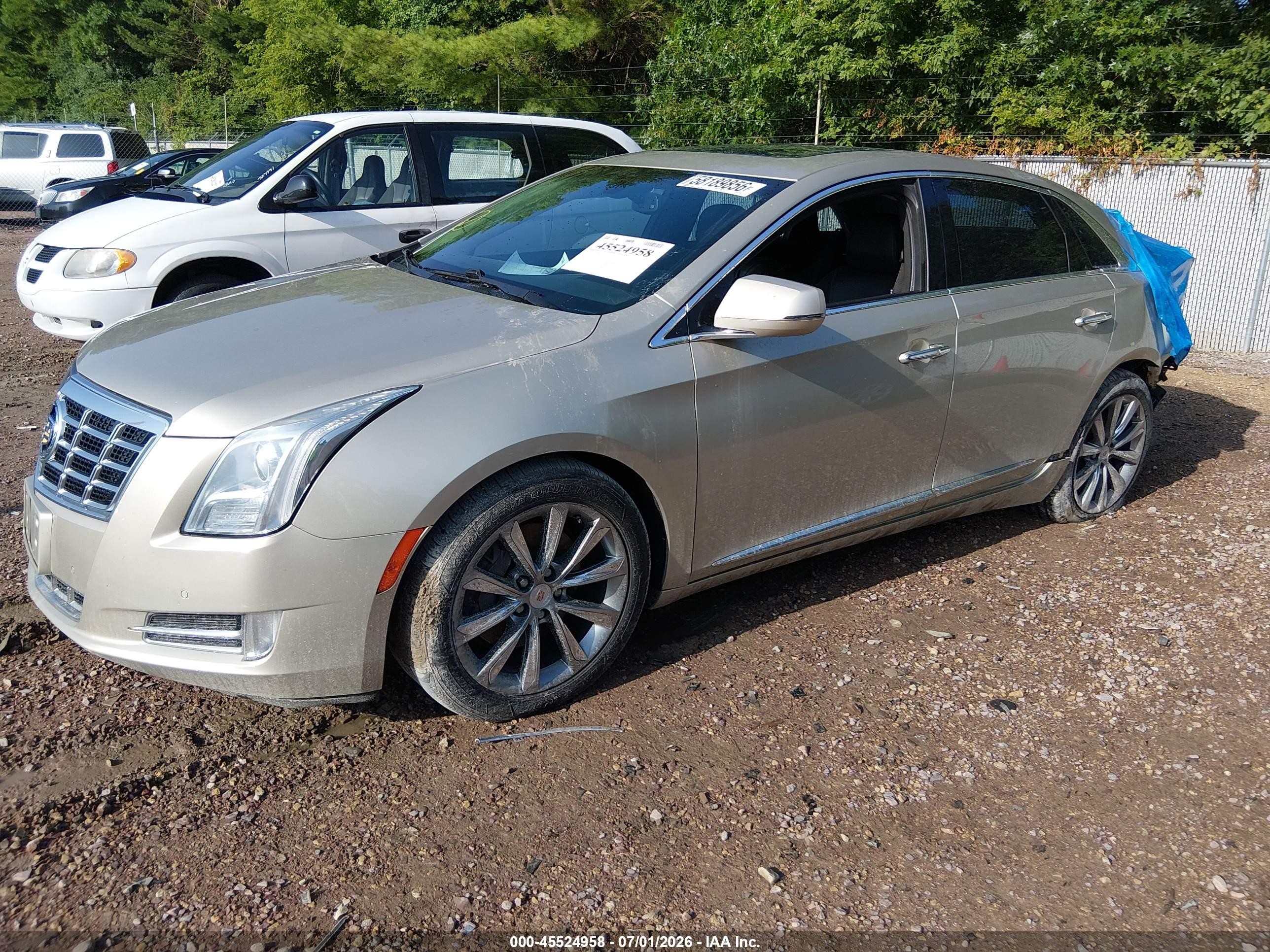 2013 Cadillac Xts Luxury Champagne vin: 2G61P5S36D9231004