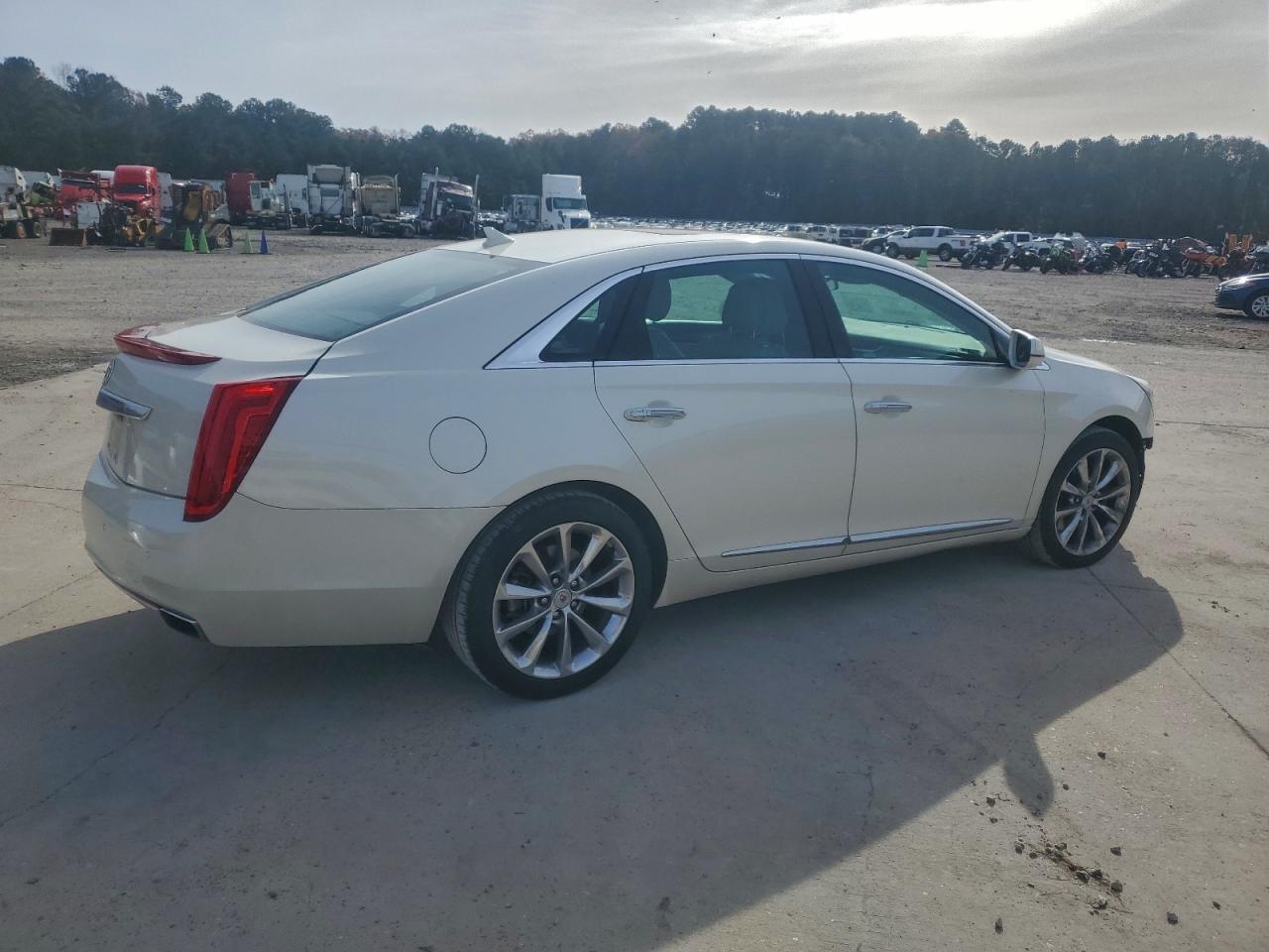 2014 Cadillac Xts Premium Collection White vin: 2G61P5S36E9123709