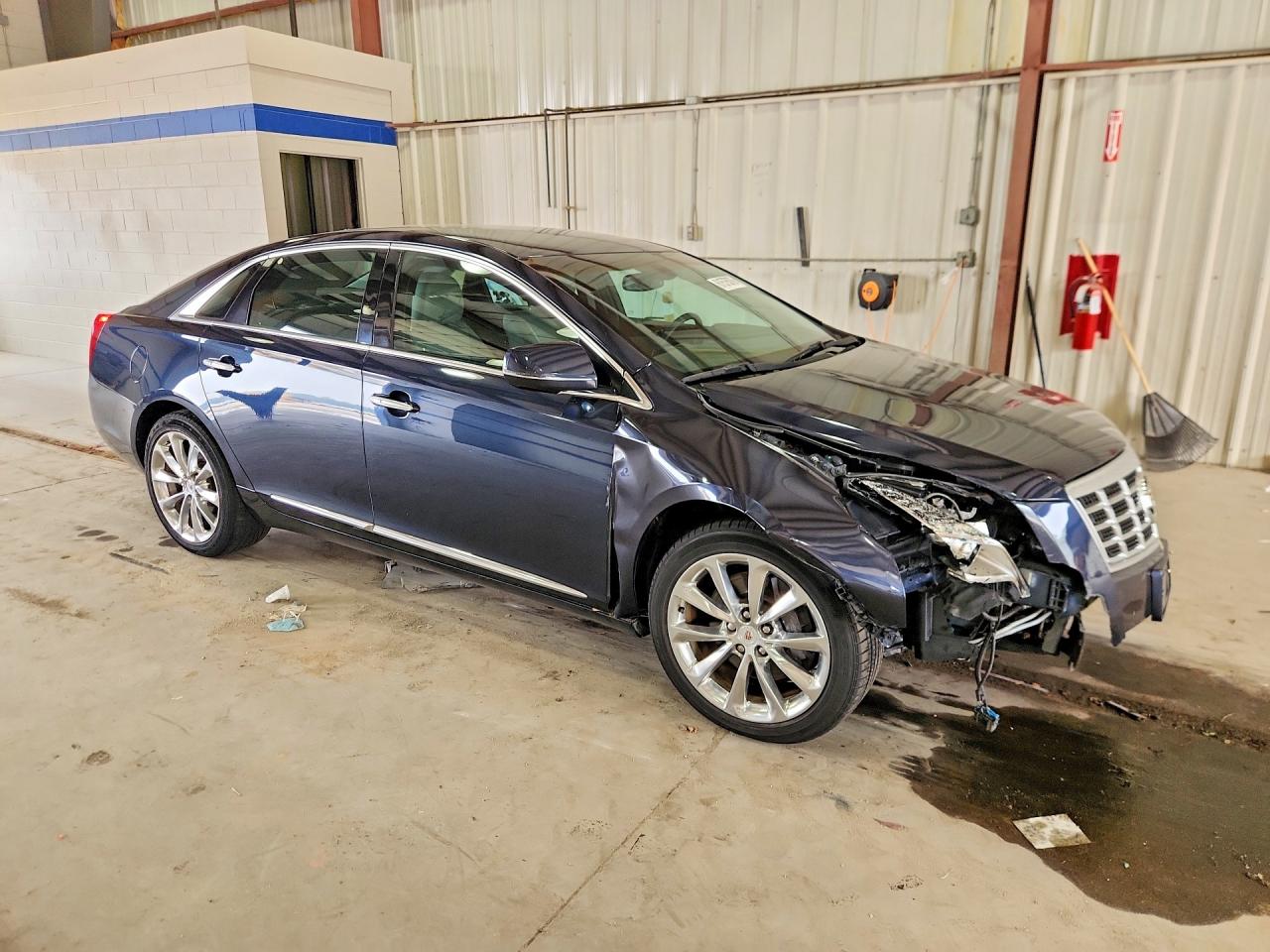 2013 Cadillac Xts Luxury Collection Blue vin: 2G61P5S37D9221050