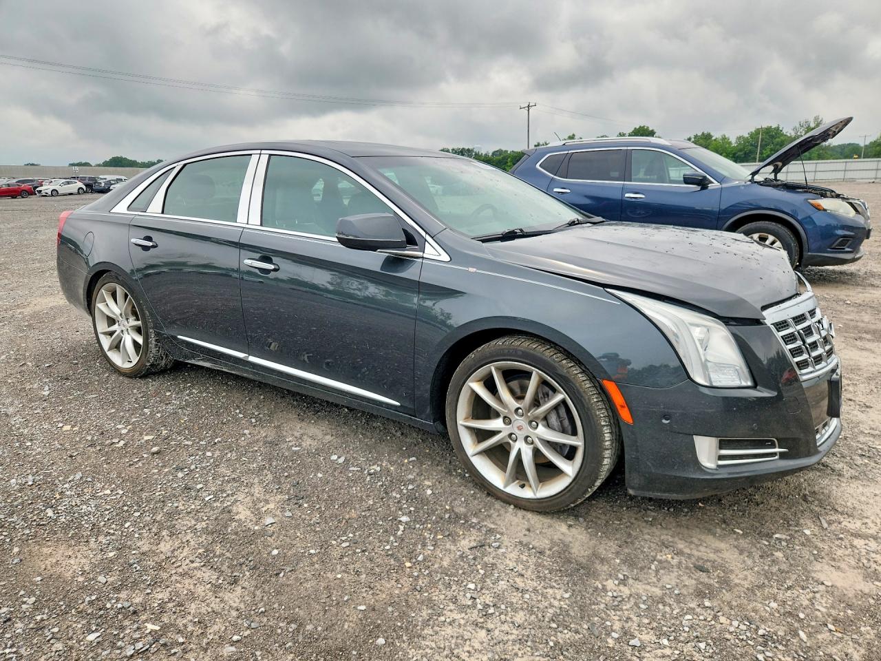 2014 Cadillac Xts Premium Collection Charcoal vin: 2G61P5S37E9204427