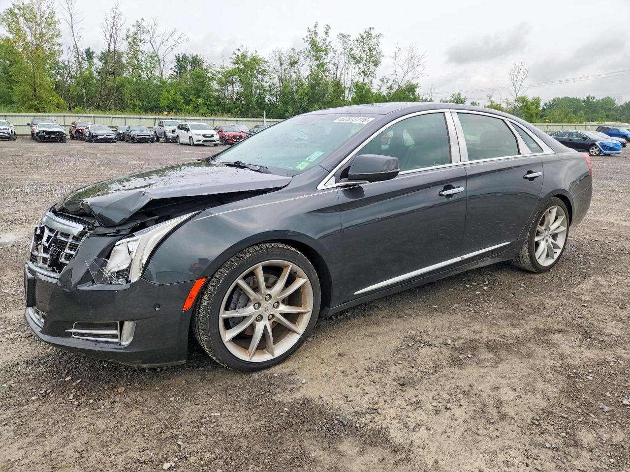 2014 Cadillac Xts Premium Collection Charcoal vin: 2G61P5S37E9204427