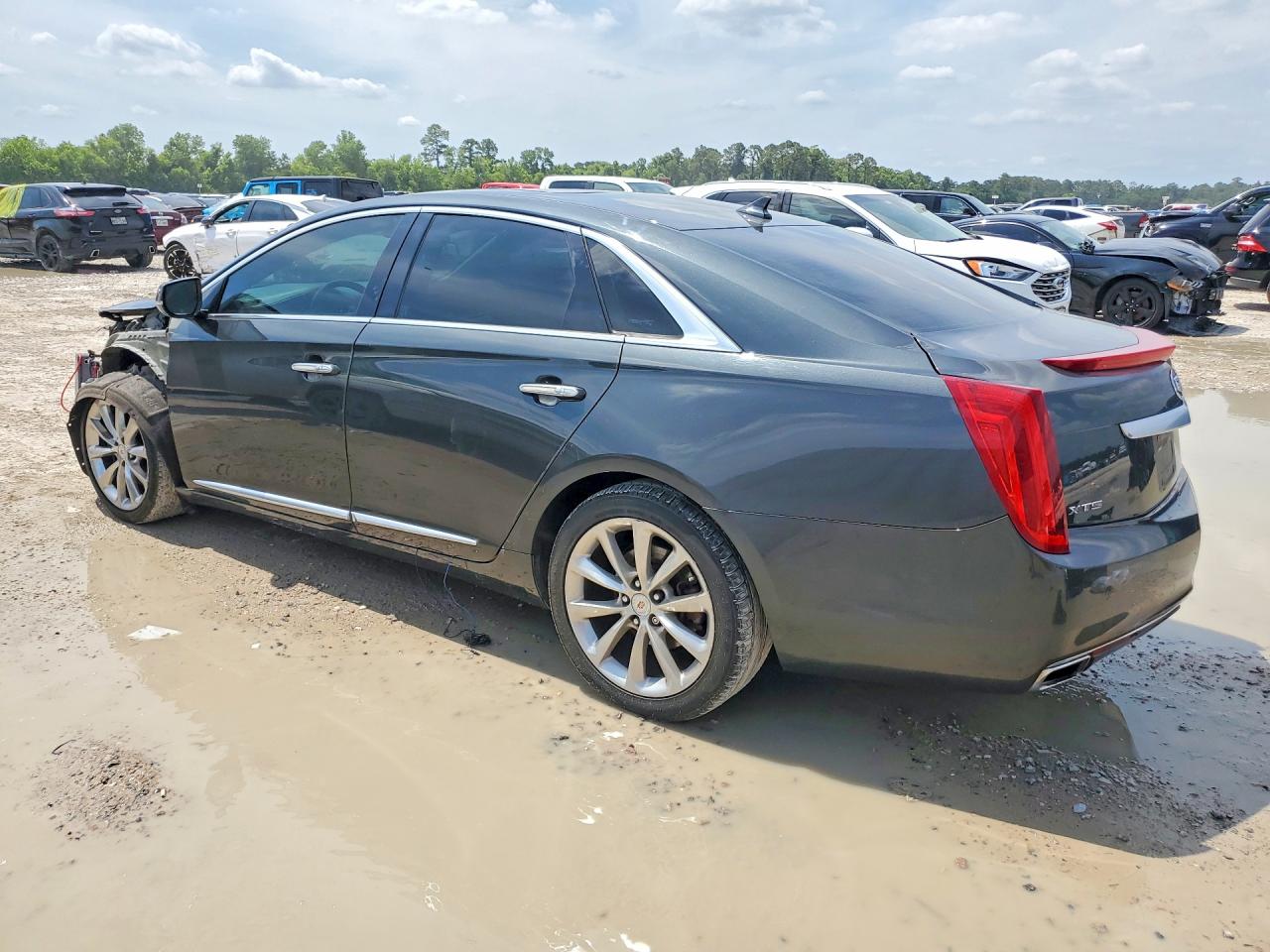 2014 Cadillac Xts Premium Collection Gray vin: 2G61P5S38E9289410