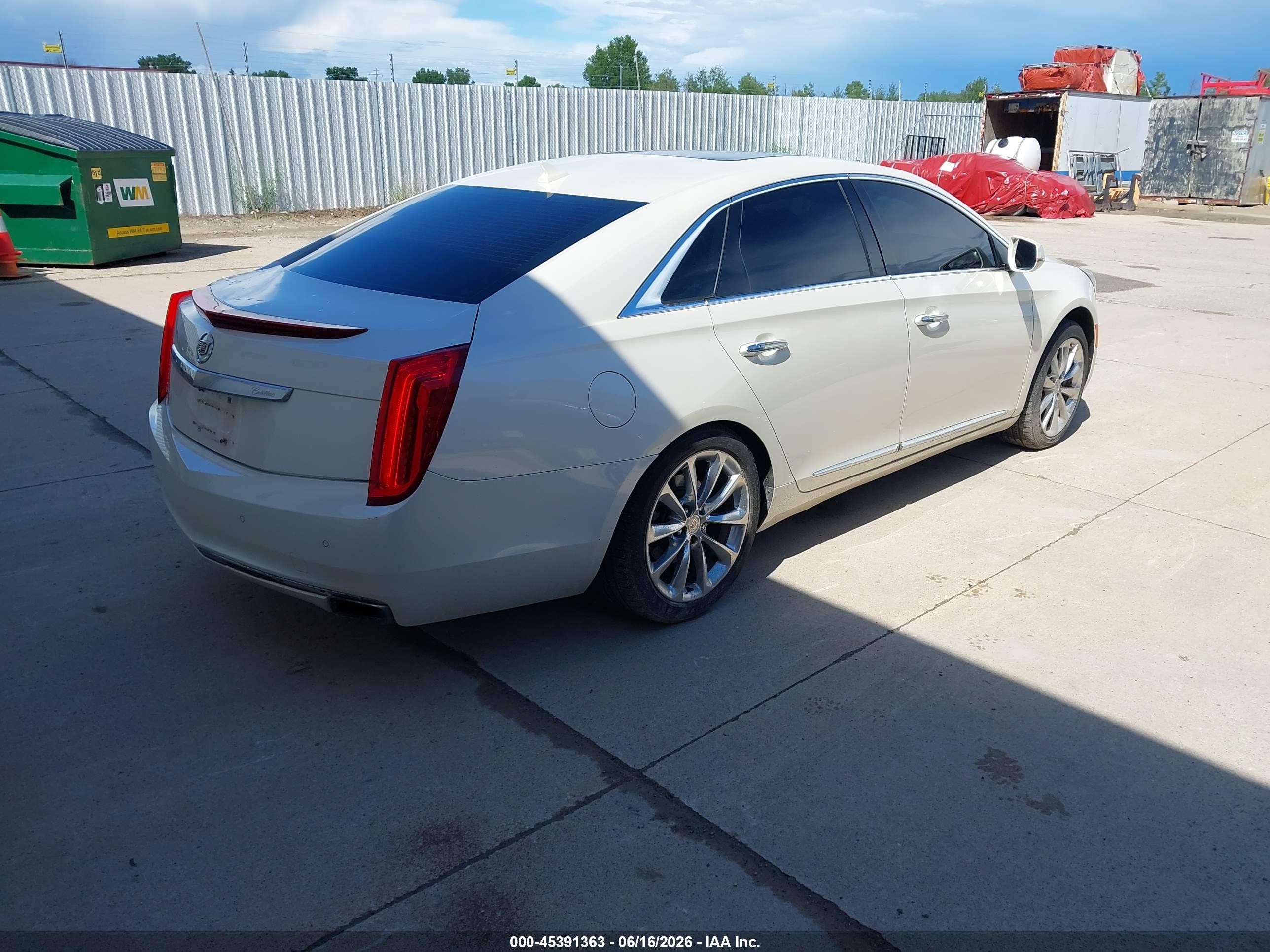 2013 Cadillac Xts Luxury White vin: 2G61P5S39D9103842