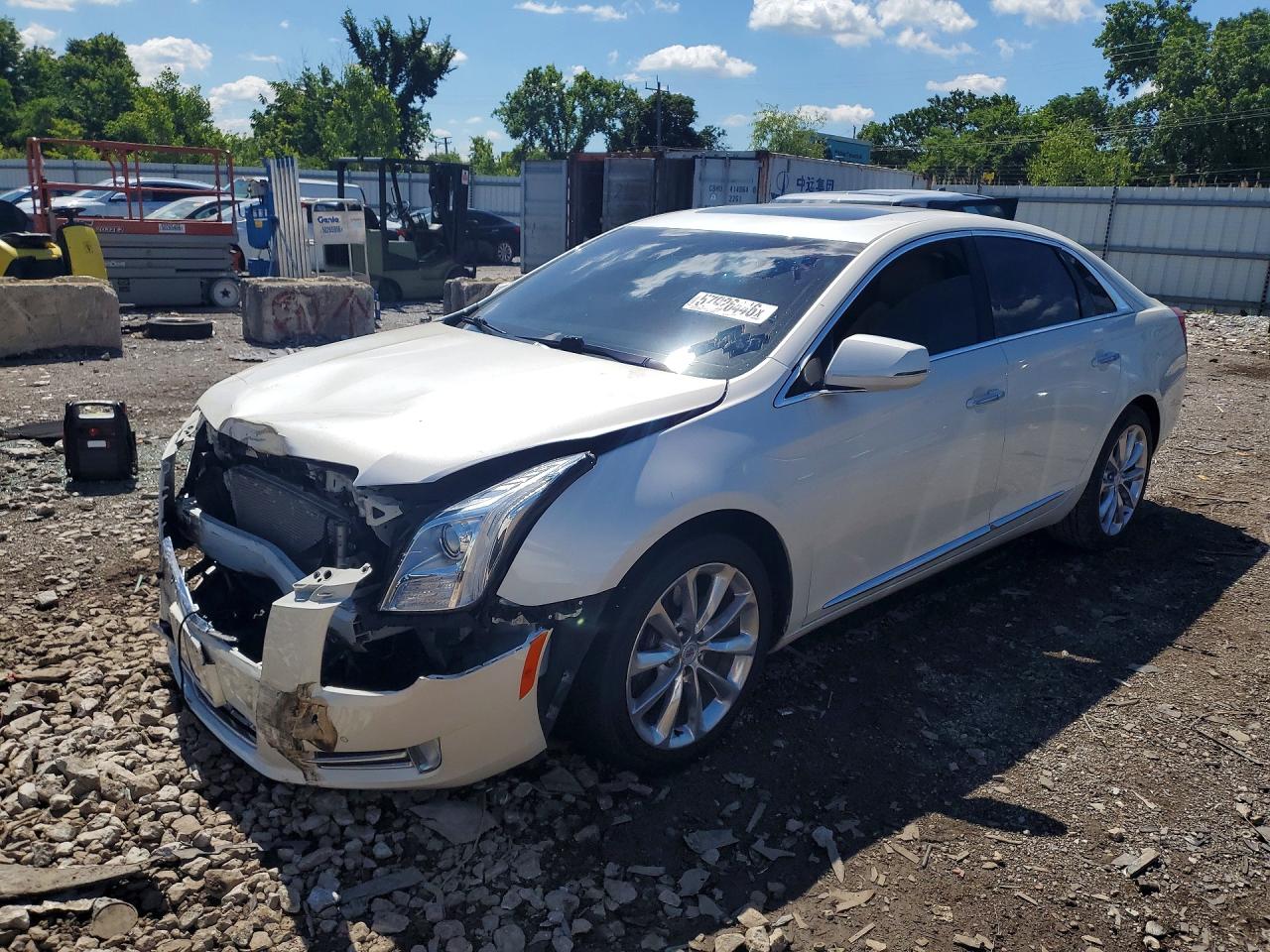 2013 Cadillac Xts Luxury Collection White vin: 2G61P5S39D9107311