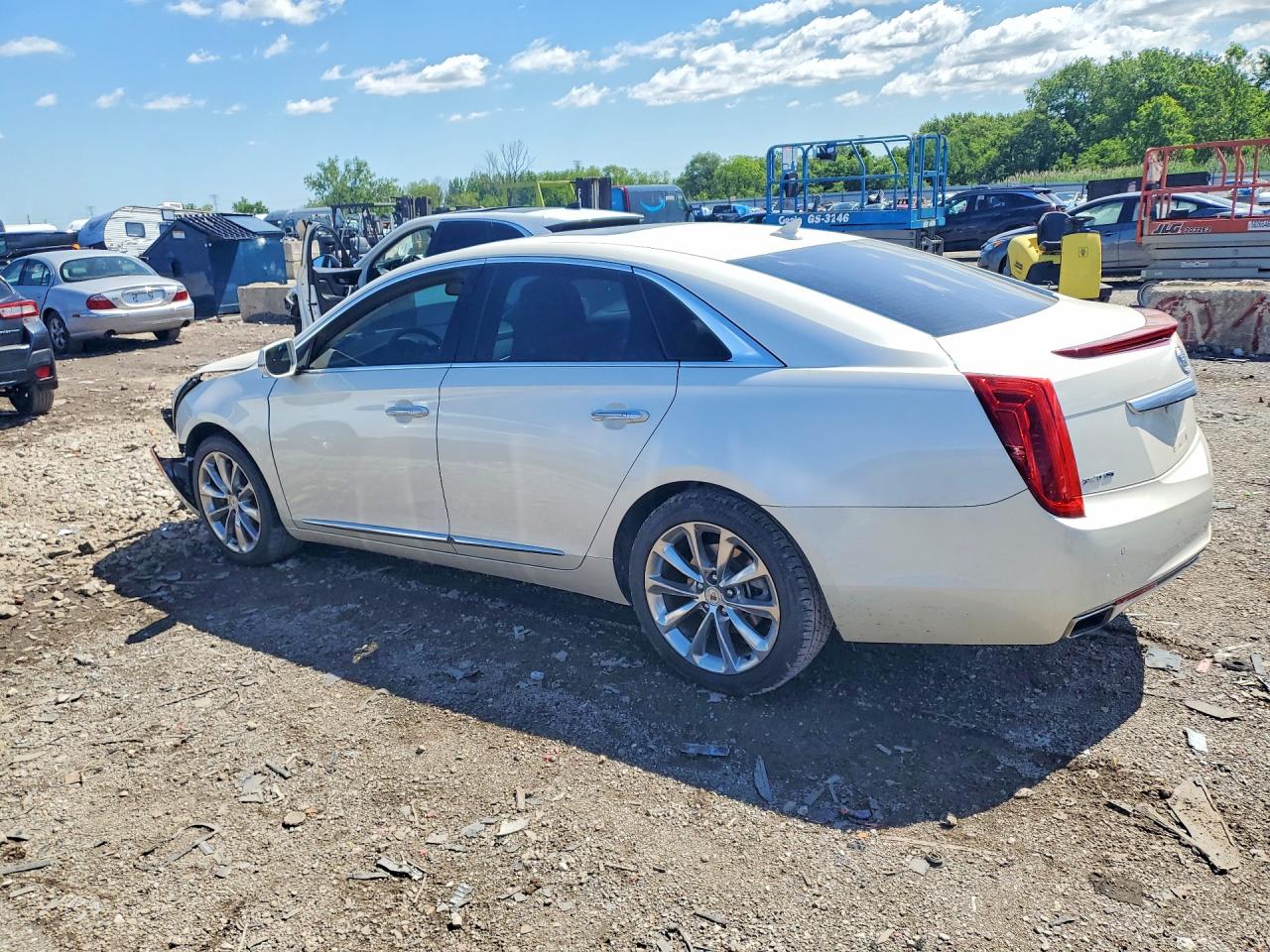 2013 Cadillac Xts Luxury Collection White vin: 2G61P5S39D9107311