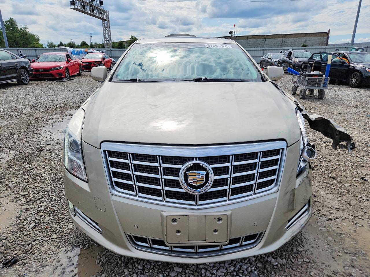 2013 Cadillac Xts Luxury Collection Золотой vin: 2G61P5S39D9233488