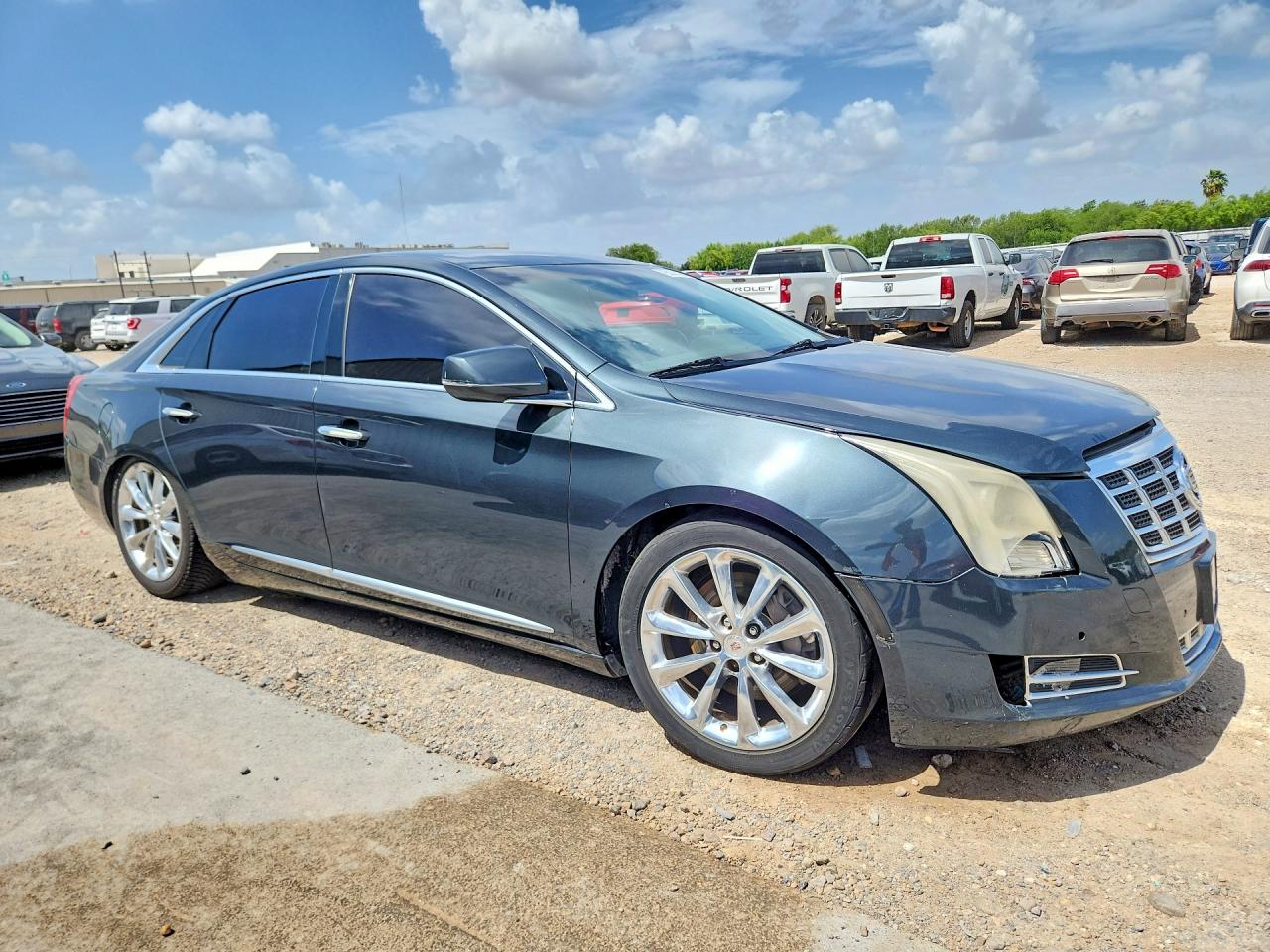 2013 Cadillac Xts Luxury Collection Gray vin: 2G61P5S3XD9102618