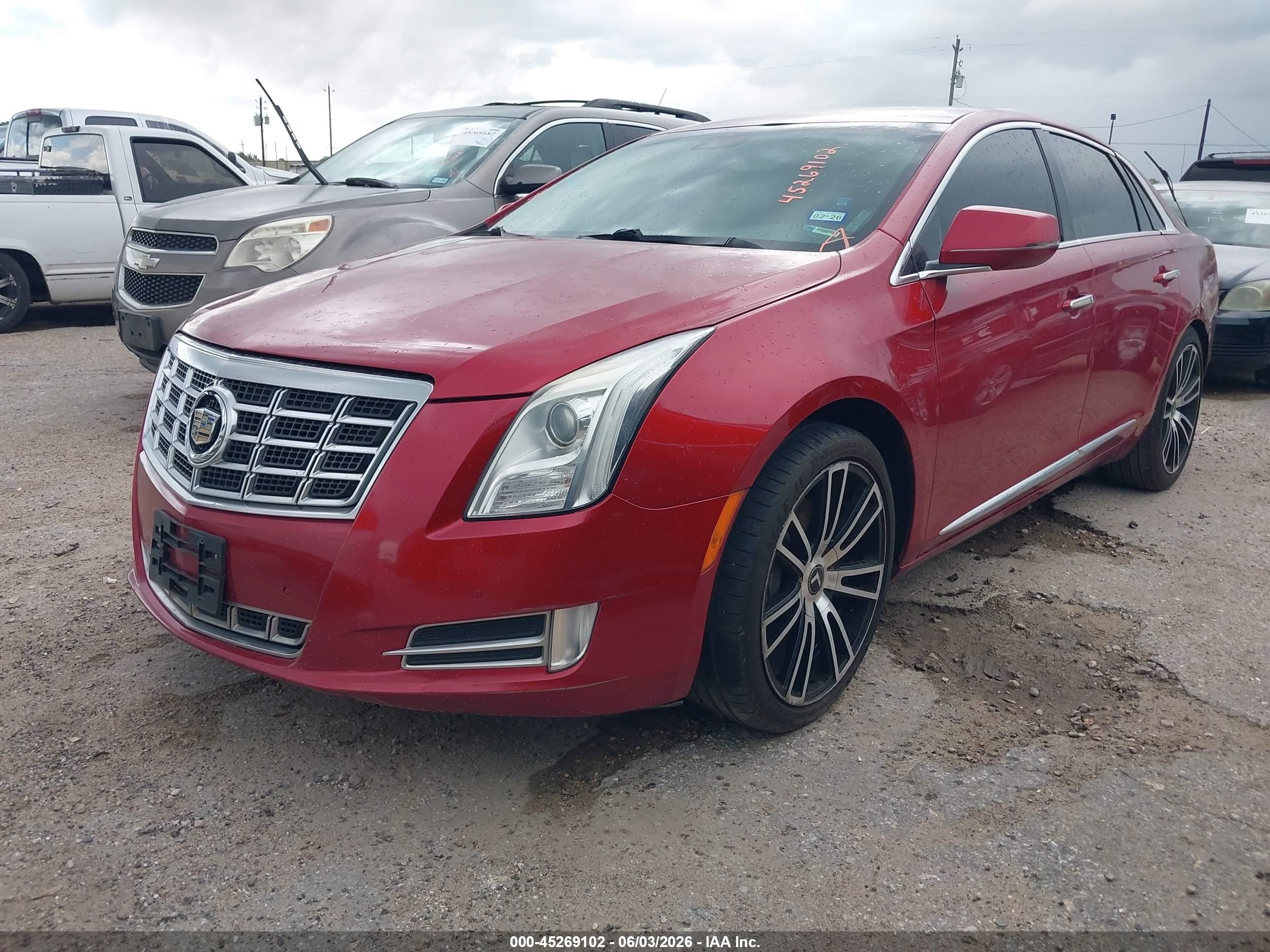 2013 Cadillac Xts Luxury Red vin: 2G61P5S3XD9167887