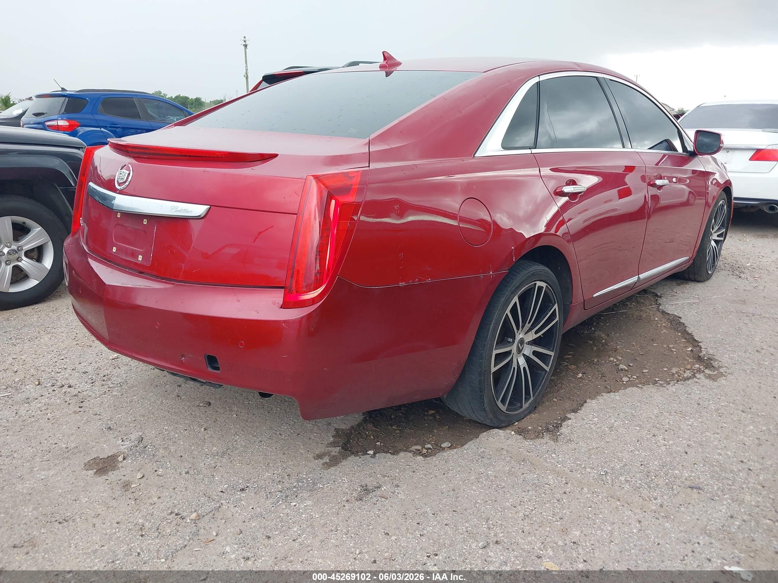 2013 Cadillac Xts Luxury Red vin: 2G61P5S3XD9167887