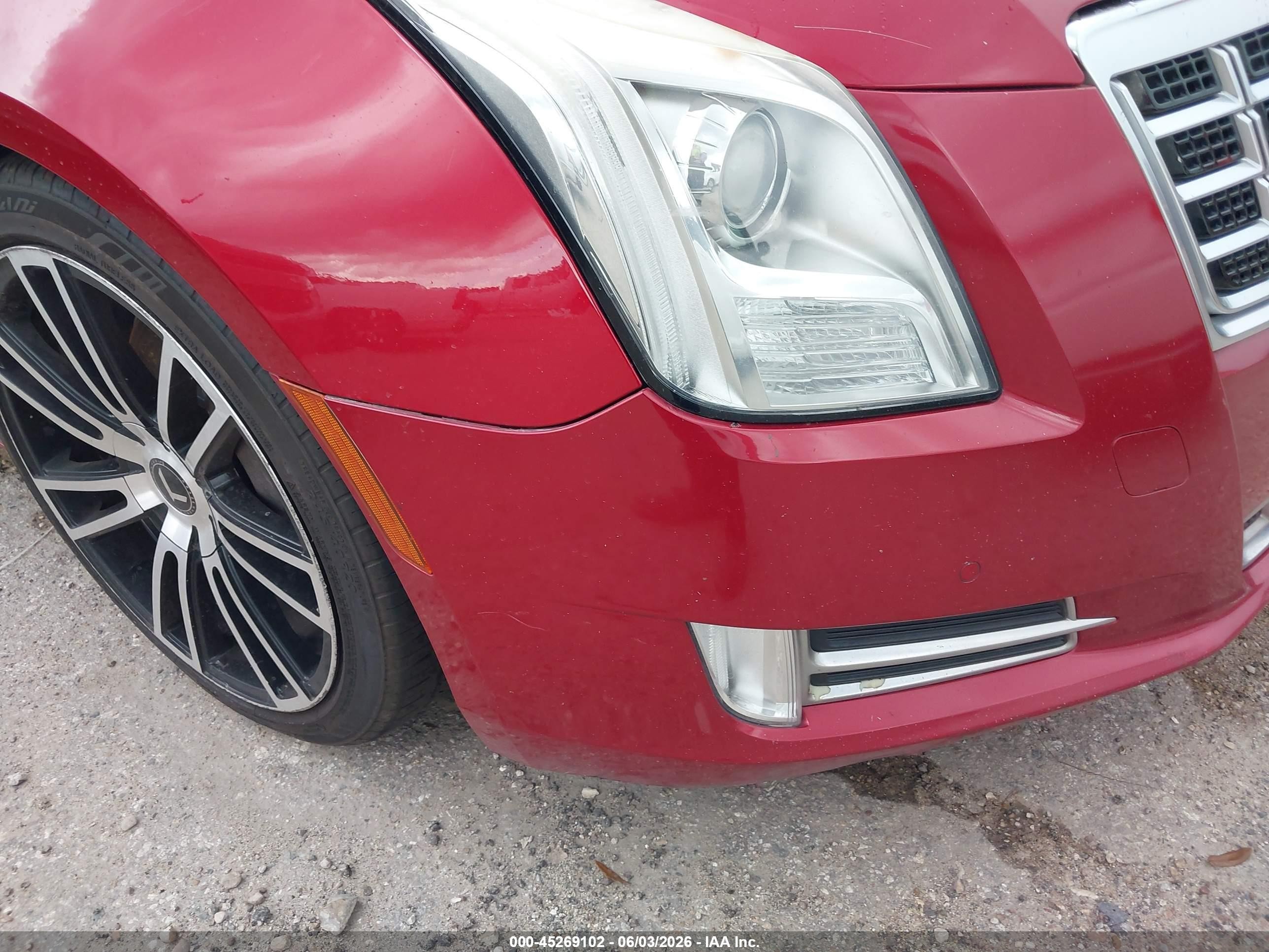 2013 Cadillac Xts Luxury Red vin: 2G61P5S3XD9167887