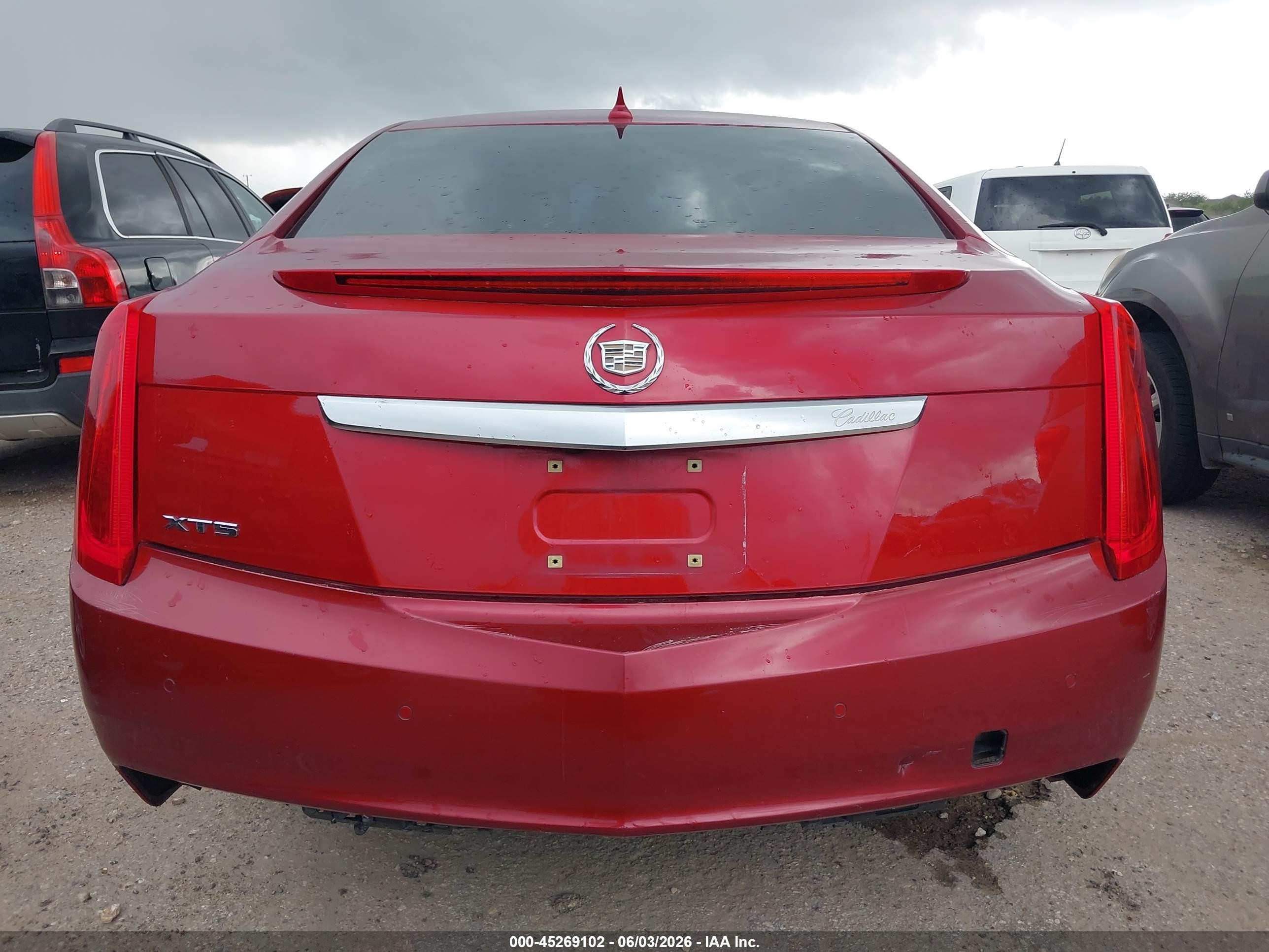 2013 Cadillac Xts Luxury Red vin: 2G61P5S3XD9167887