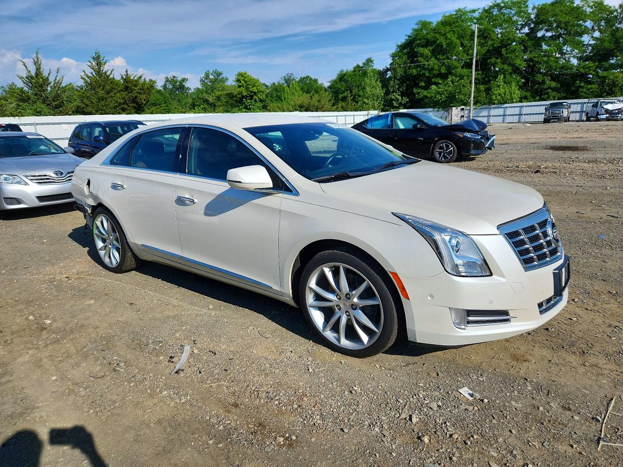 2015 Cadillac Xts Premium Collection Белый vin: 2G61P5S3XF9167326