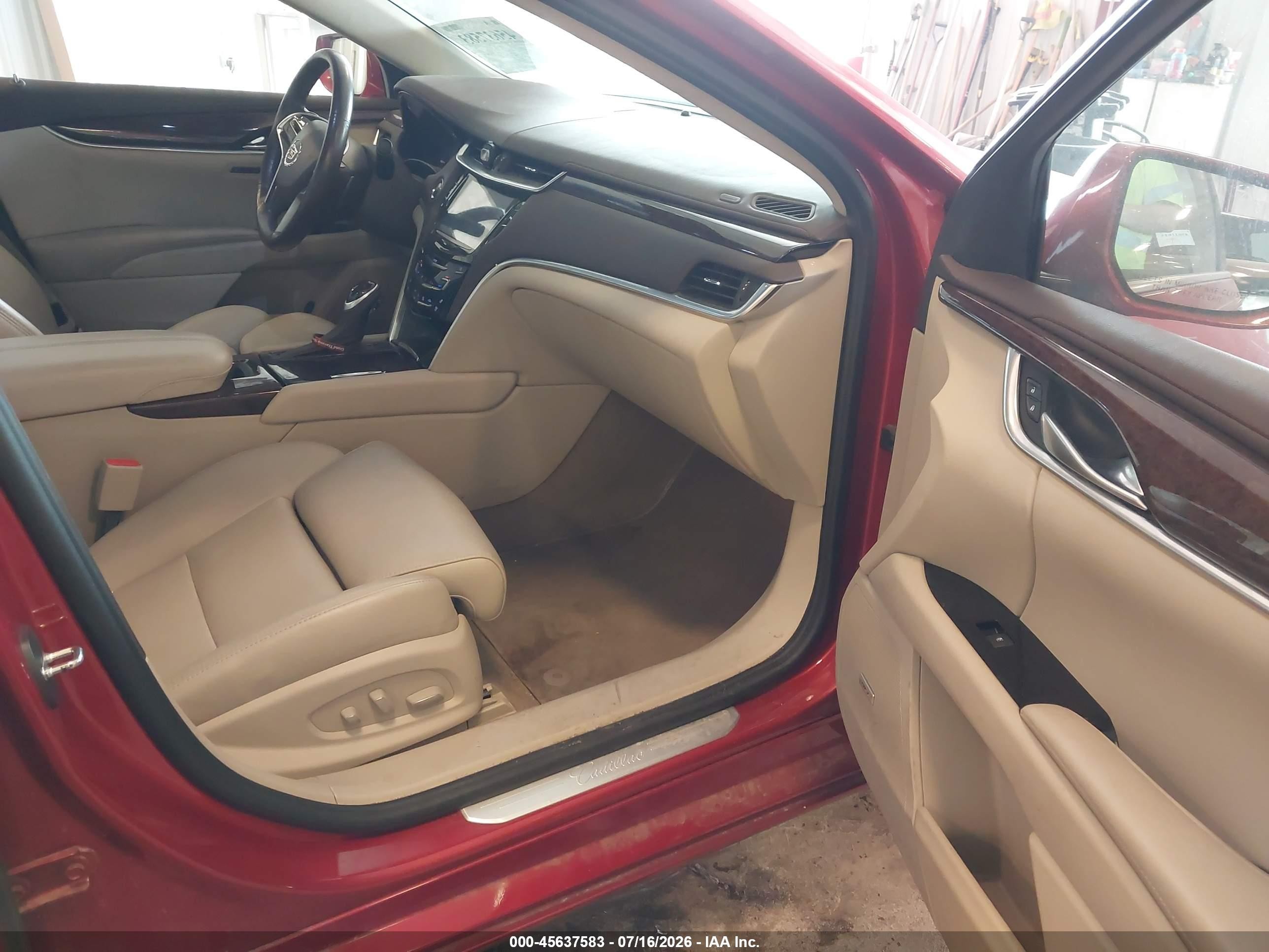 2013 Cadillac Xts Luxury Burgundy vin: 2G61R5S30D9159825