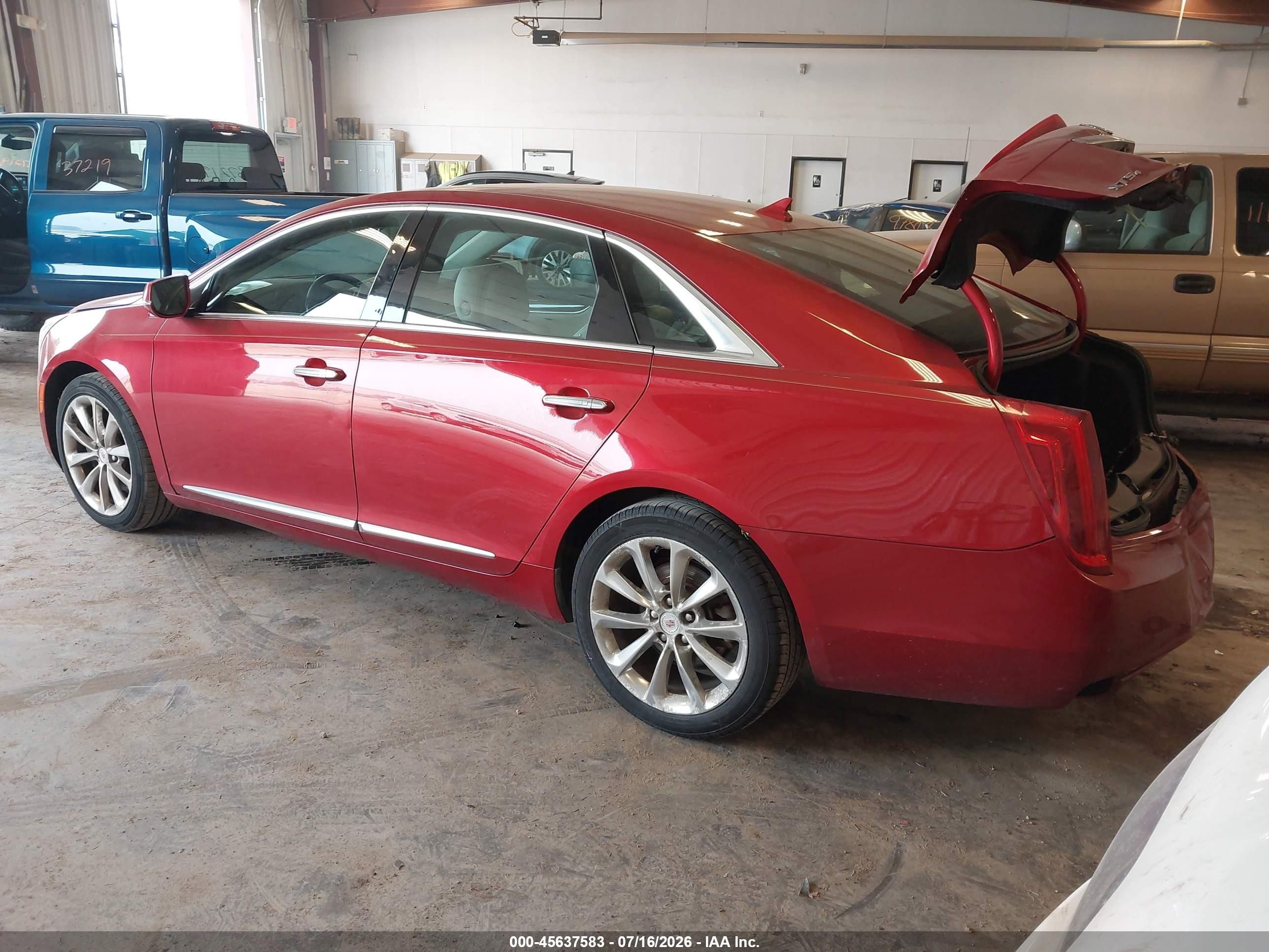 2013 Cadillac Xts Luxury Burgundy vin: 2G61R5S30D9159825