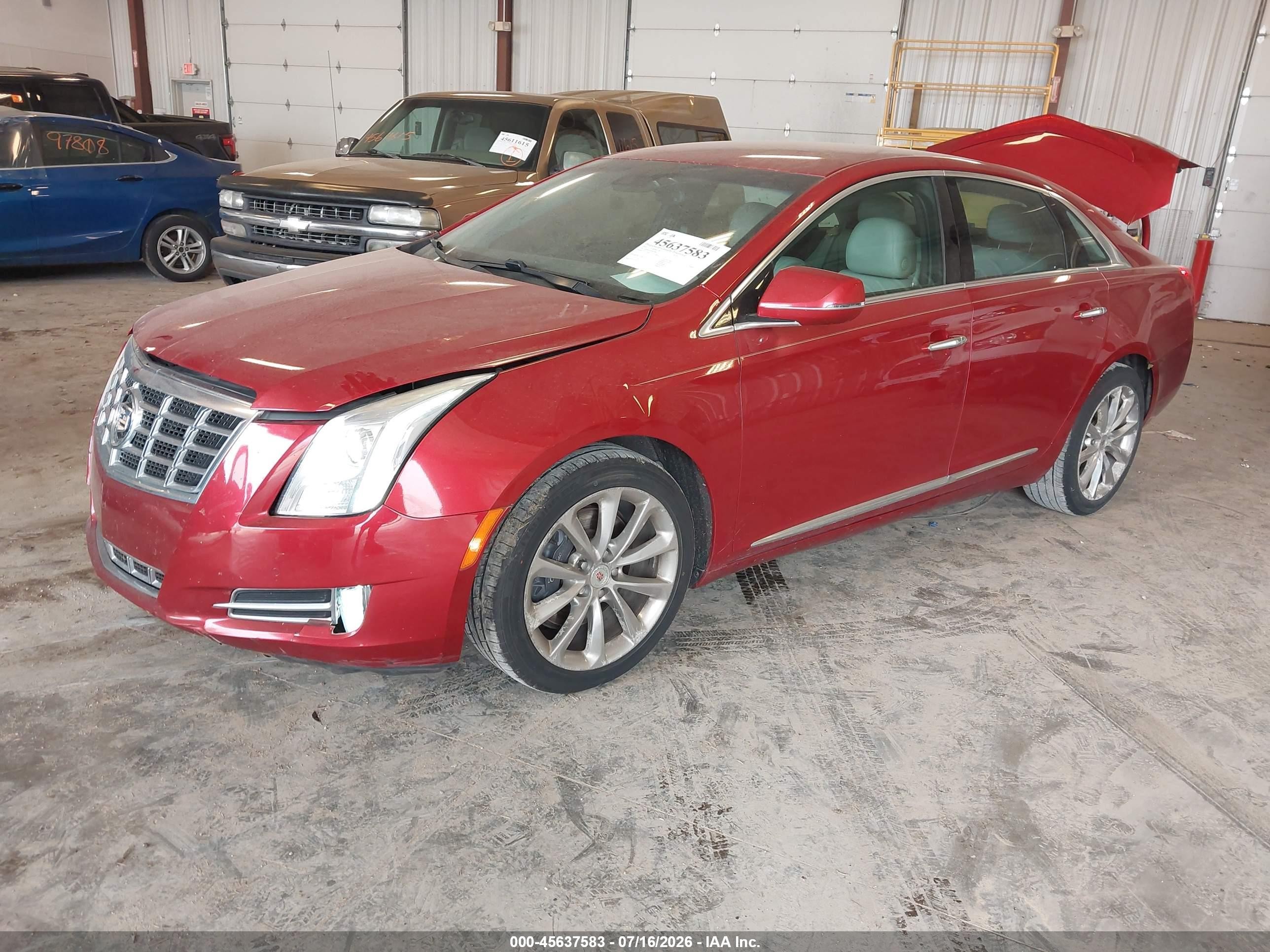 2013 Cadillac Xts Luxury Burgundy vin: 2G61R5S30D9159825