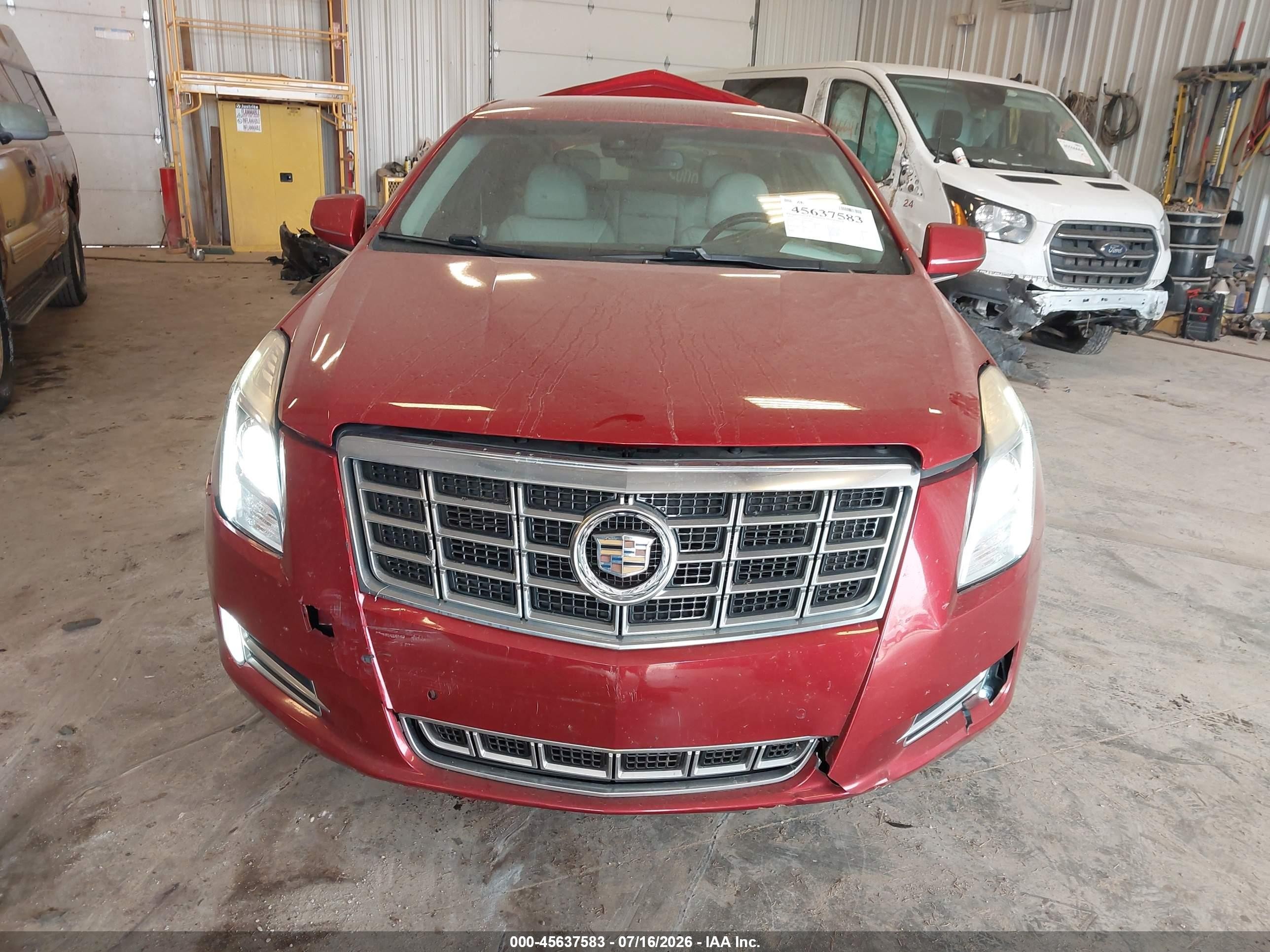 2013 Cadillac Xts Luxury Burgundy vin: 2G61R5S30D9159825