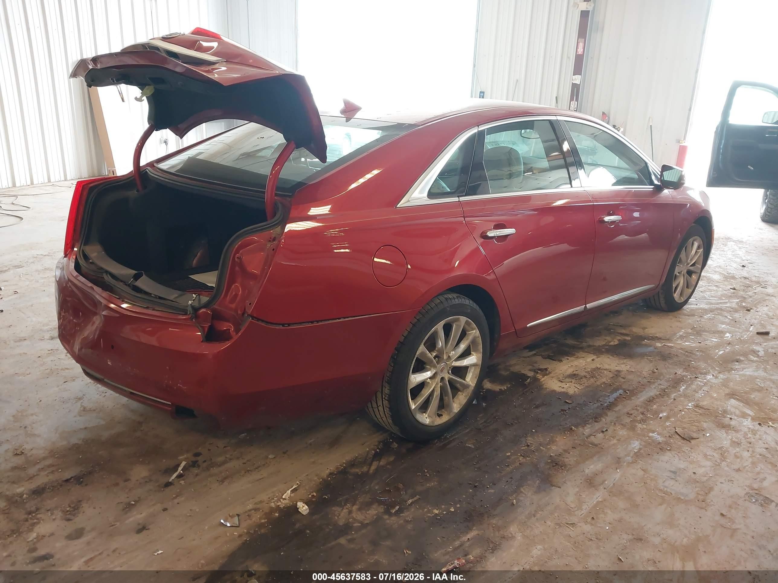 2013 Cadillac Xts Luxury Burgundy vin: 2G61R5S30D9159825