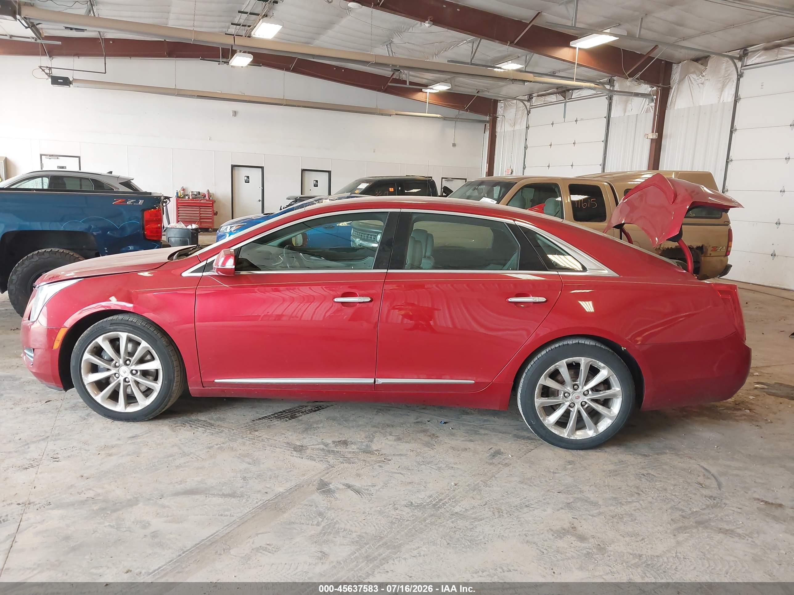 2013 Cadillac Xts Luxury Burgundy vin: 2G61R5S30D9159825