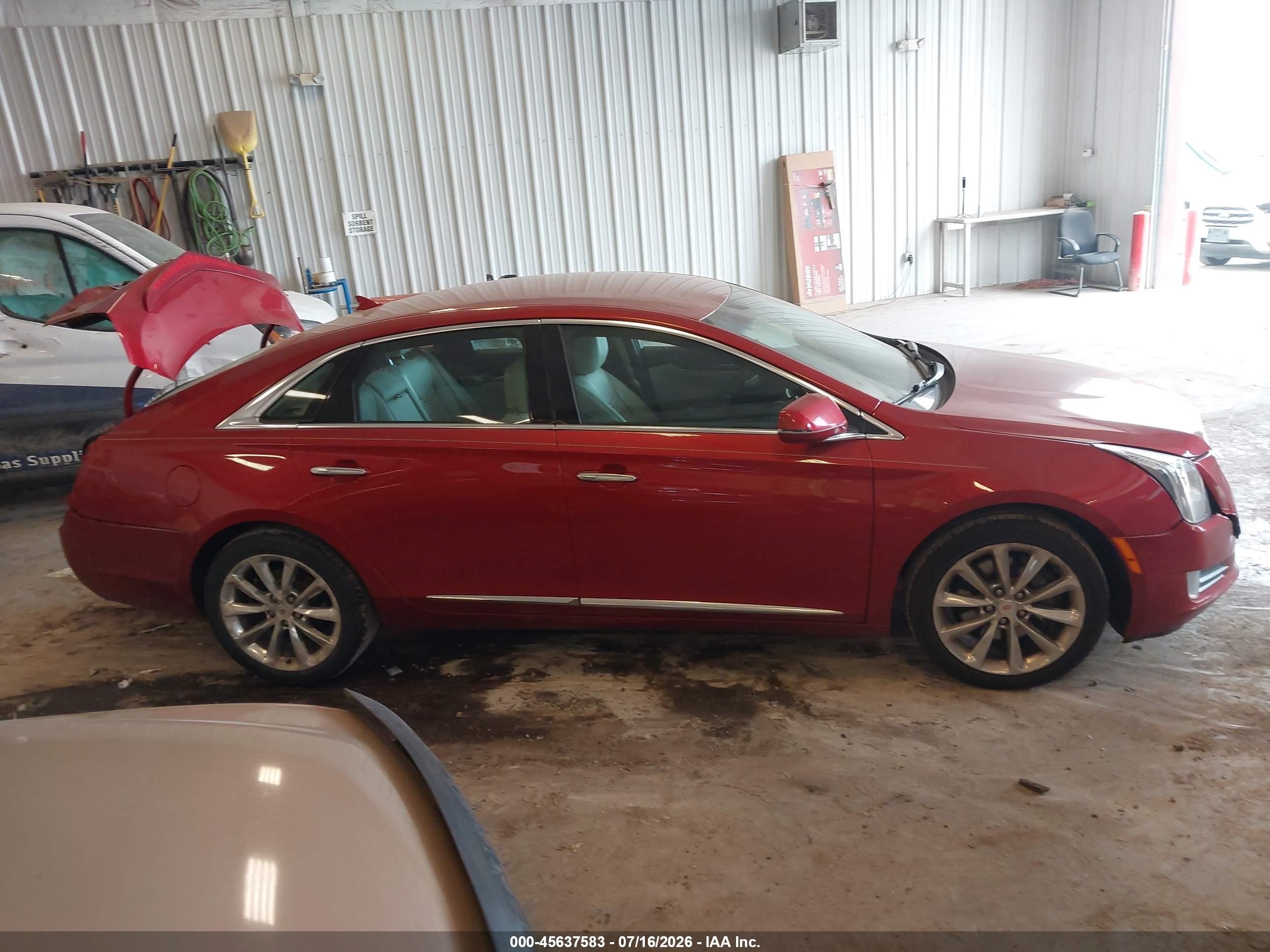 2013 Cadillac Xts Luxury Burgundy vin: 2G61R5S30D9159825