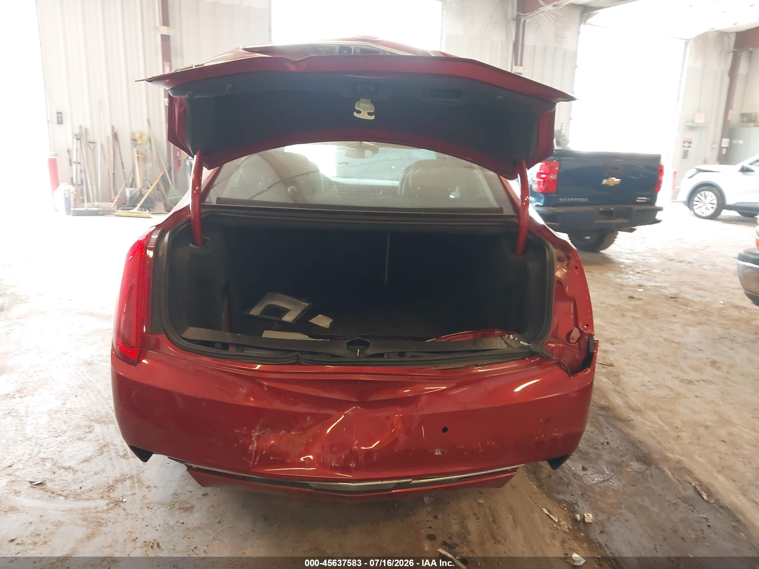 2013 Cadillac Xts Luxury Burgundy vin: 2G61R5S30D9159825
