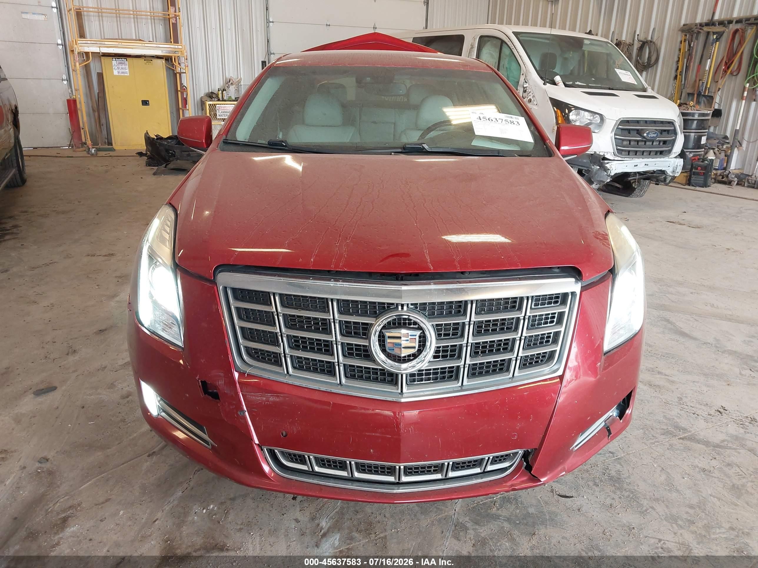 2013 Cadillac Xts Luxury Burgundy vin: 2G61R5S30D9159825