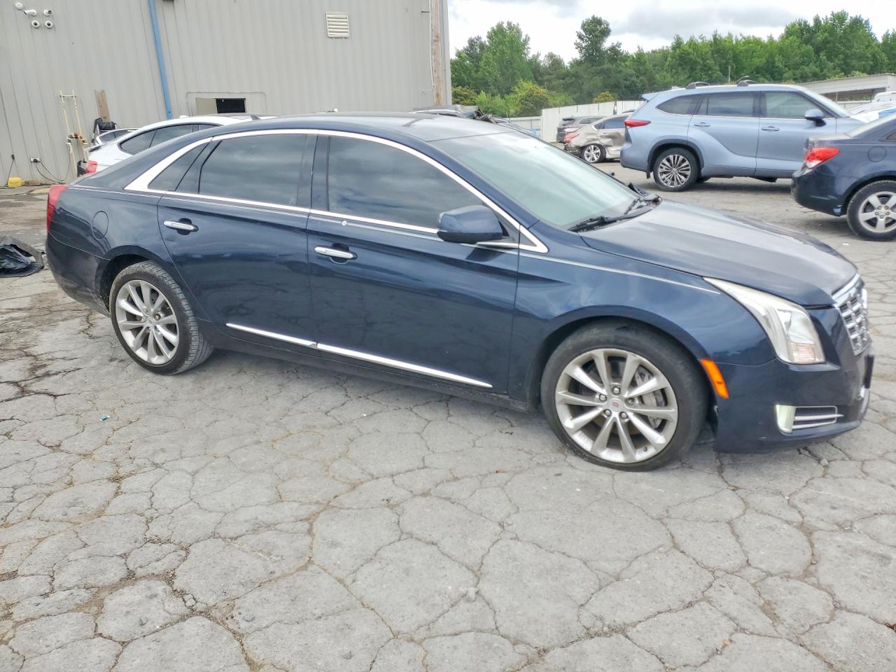 2013 Cadillac Xts Luxury Collection Синий vin: 2G61R5S31D9146839