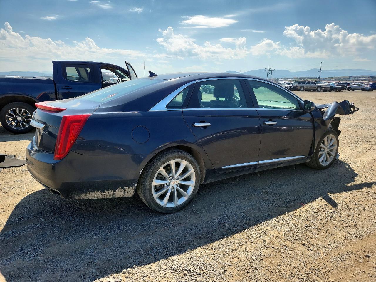 2013 Cadillac Xts Luxury Collection Blue vin: 2G61R5S32D9131377