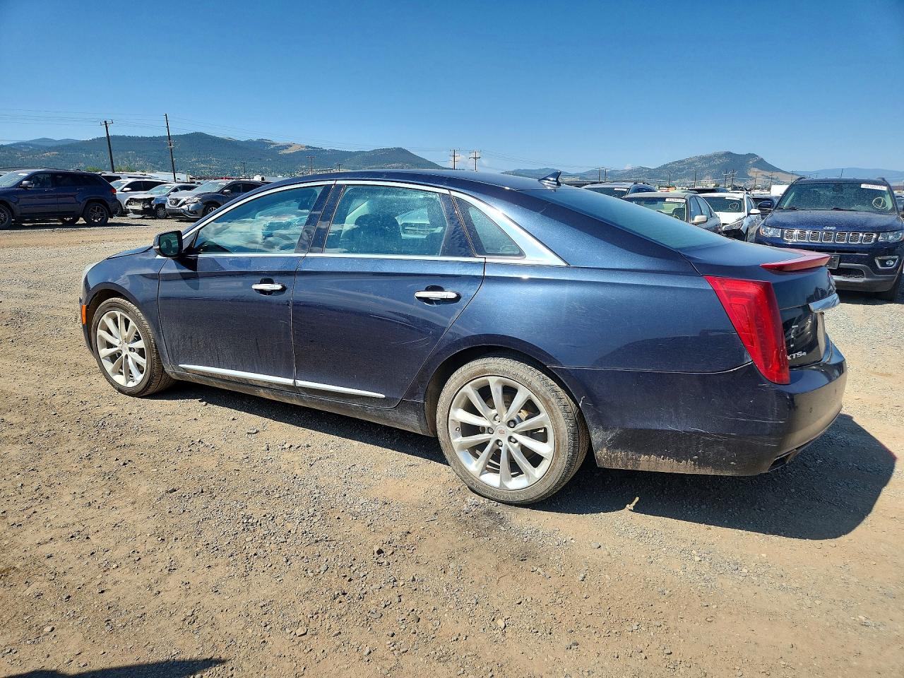 2013 Cadillac Xts Luxury Collection Blue vin: 2G61R5S32D9131377