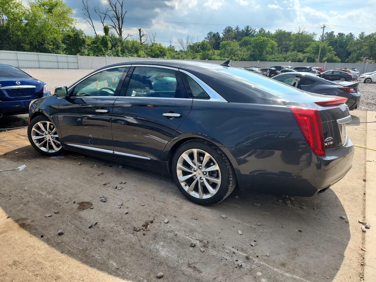 2013 Cadillac Xts Luxury Collection Gray vin: 2G61R5S33D9223453