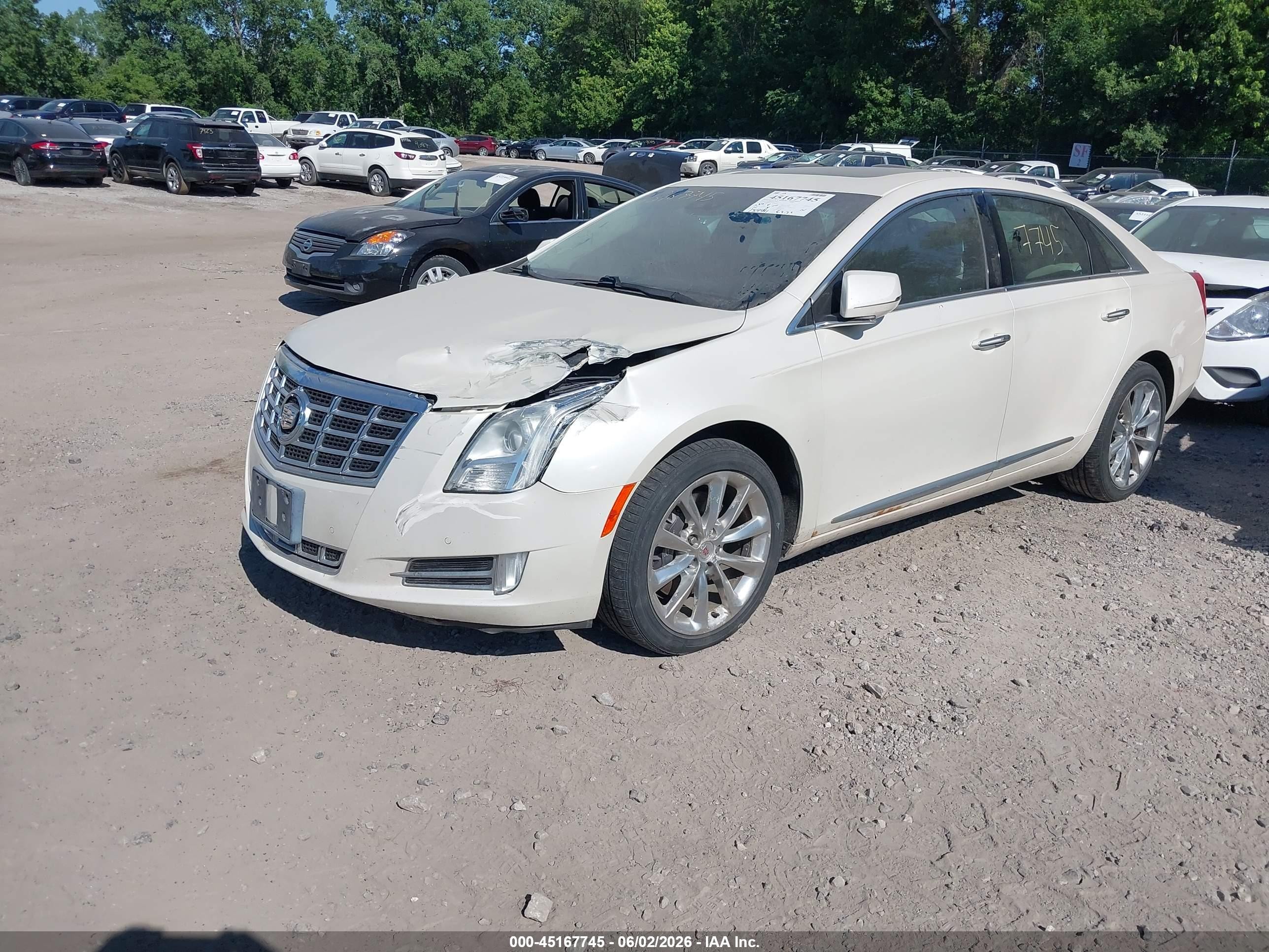 2013 Cadillac Xts Luxury White vin: 2G61R5S34D9102611