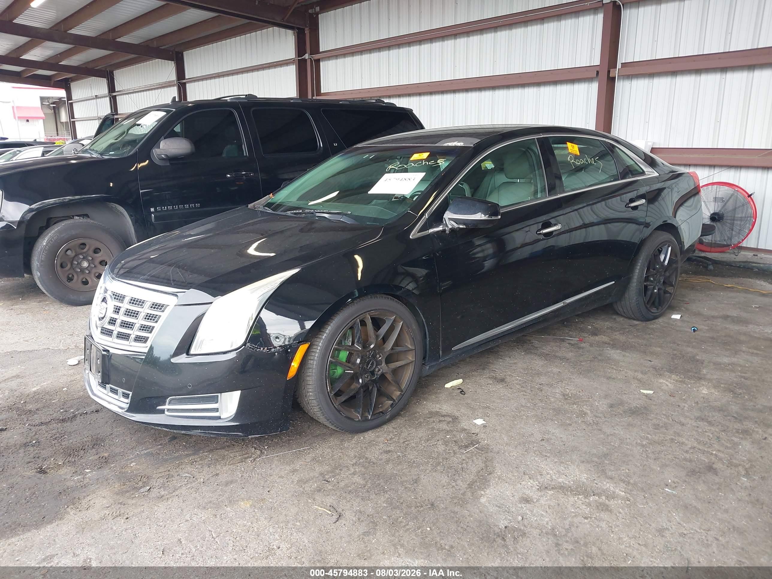 2013 Cadillac Xts Luxury Black vin: 2G61R5S34D9174599
