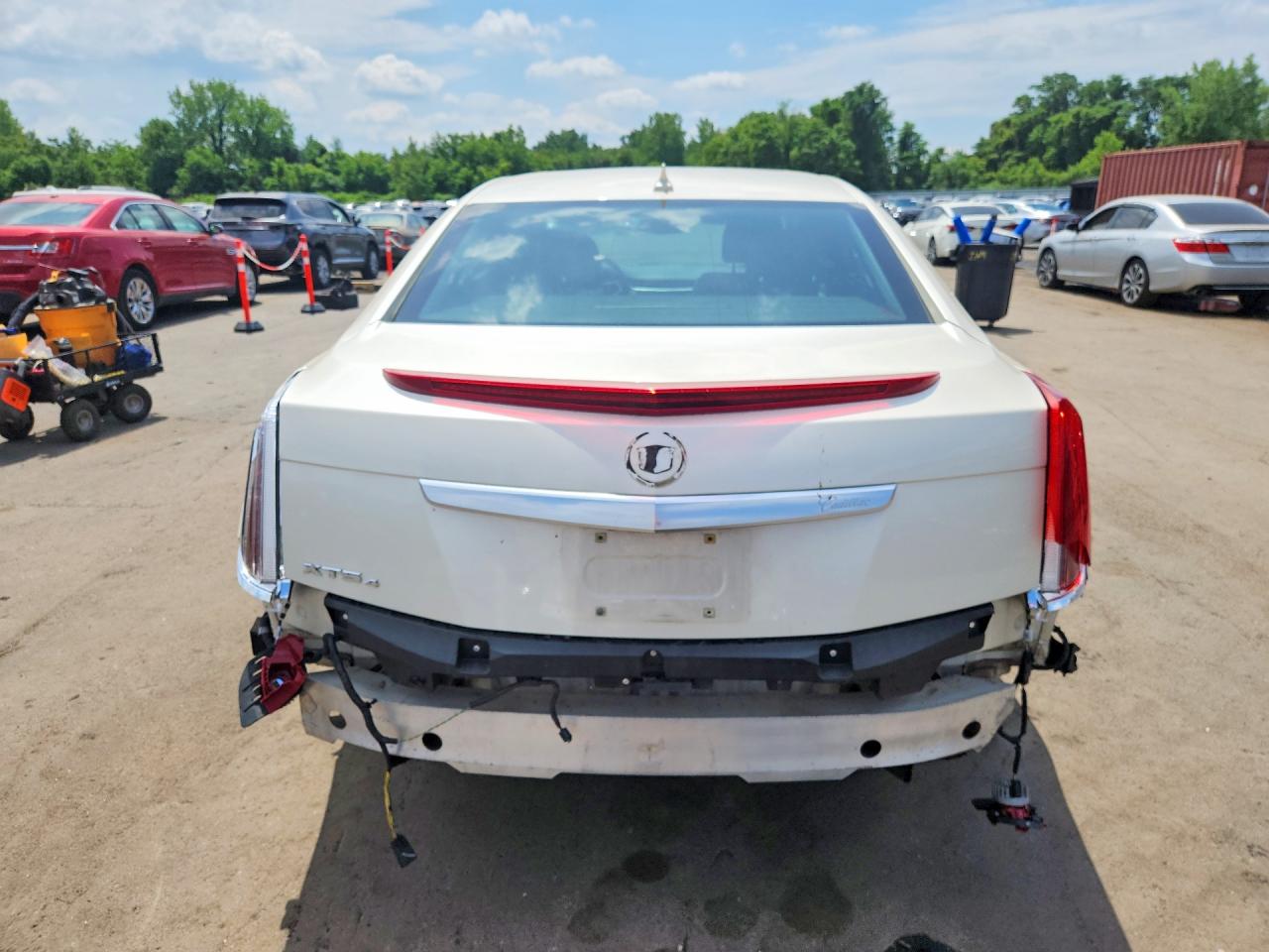 2013 Cadillac Xts Luxury Collection Cream vin: 2G61R5S35D9216939