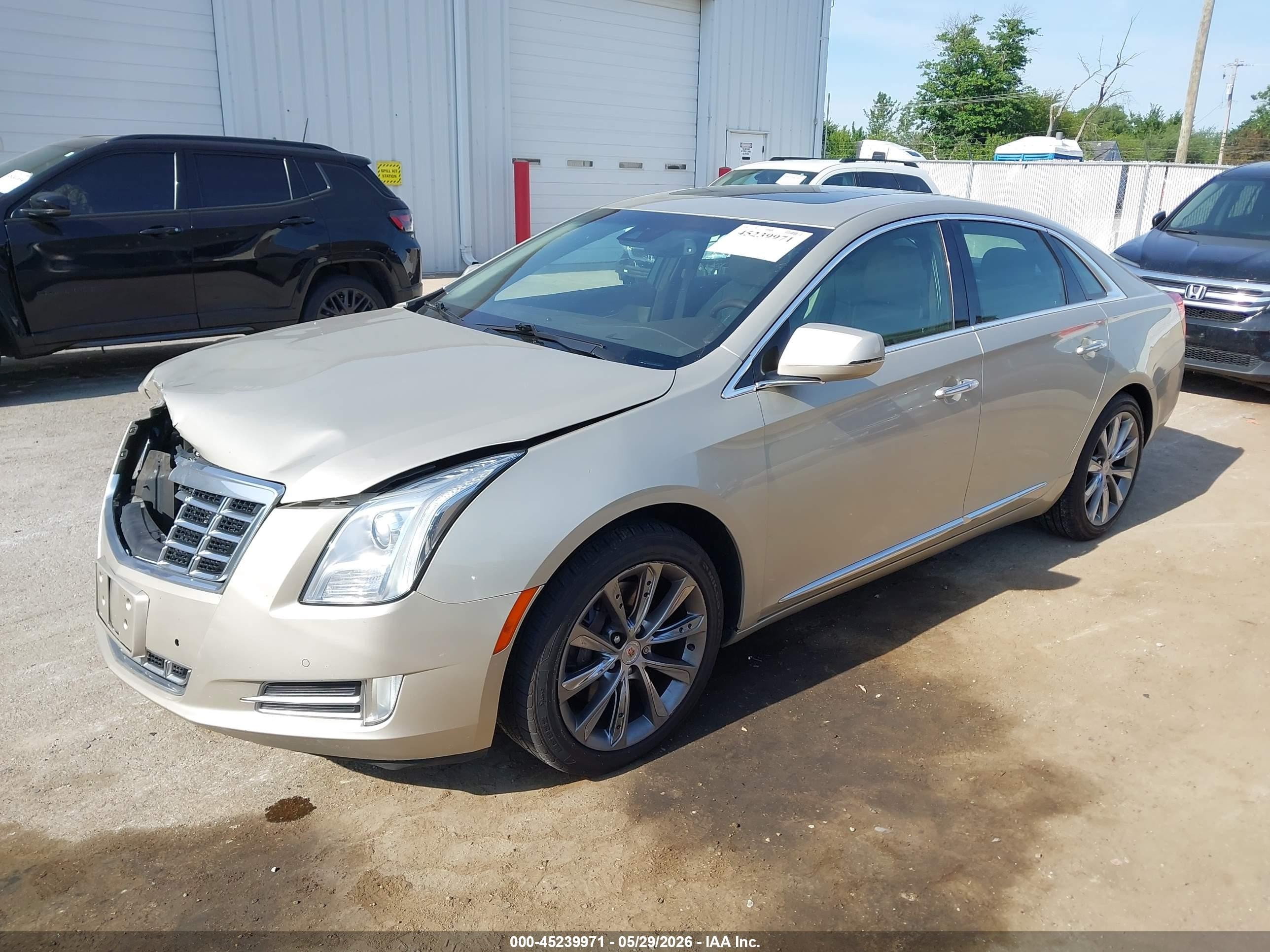 2013 Cadillac Xts Luxury Gold vin: 2G61R5S35D9240450