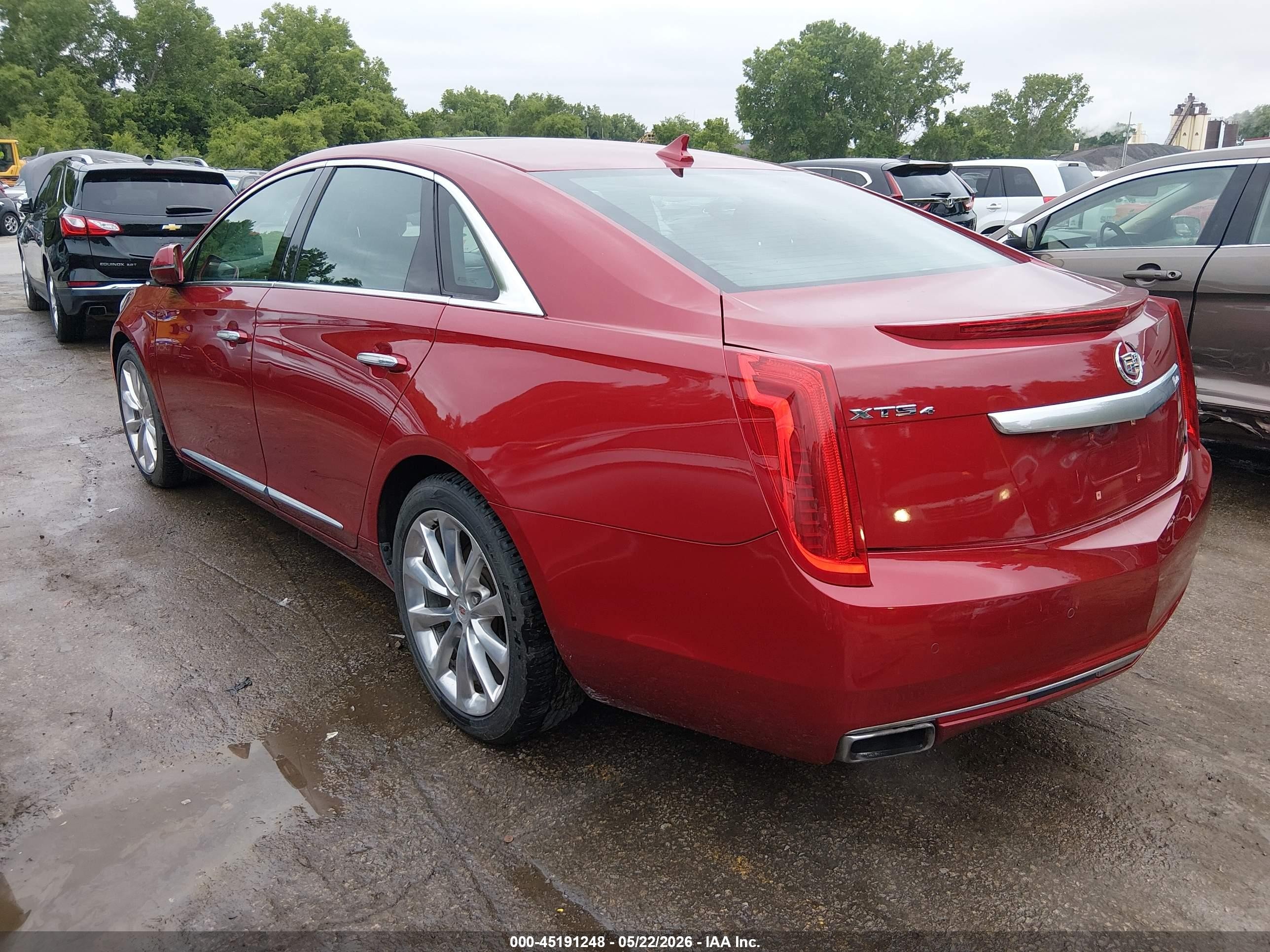 2013 Cadillac Xts Luxury Red vin: 2G61R5S37D9142956