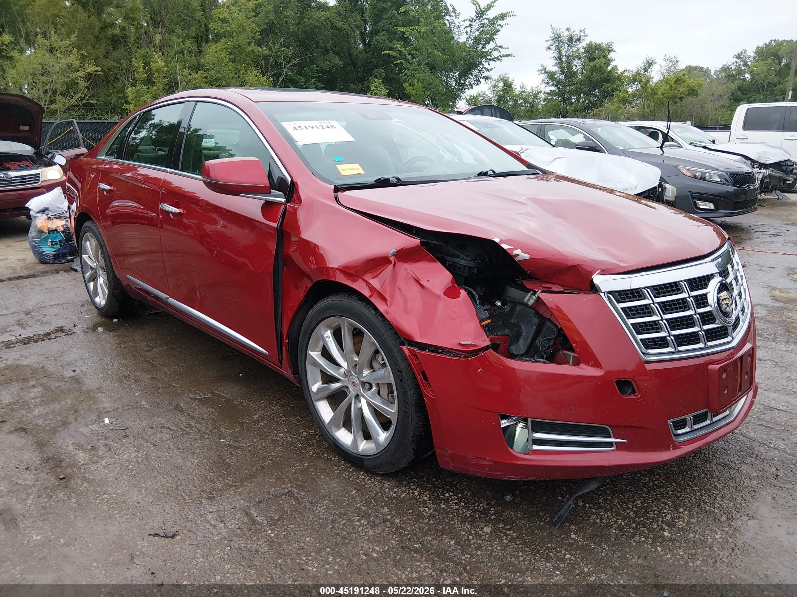 2013 Cadillac Xts Luxury Red vin: 2G61R5S37D9142956