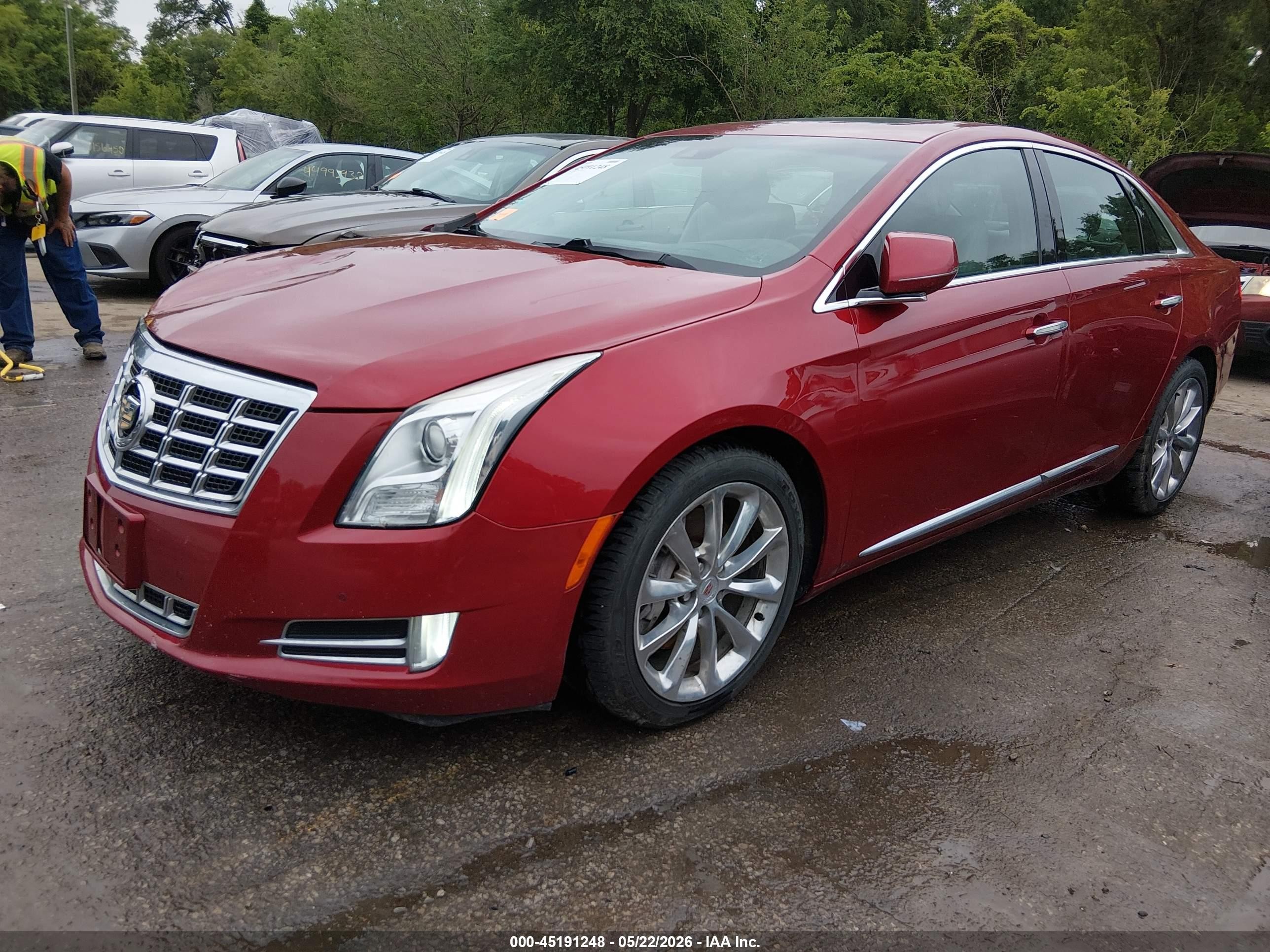 2013 Cadillac Xts Luxury Red vin: 2G61R5S37D9142956