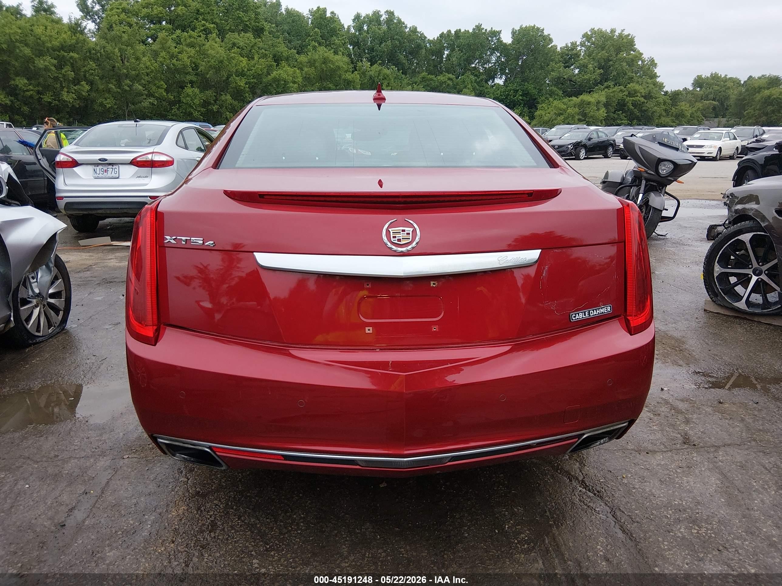 2013 Cadillac Xts Luxury Red vin: 2G61R5S37D9142956