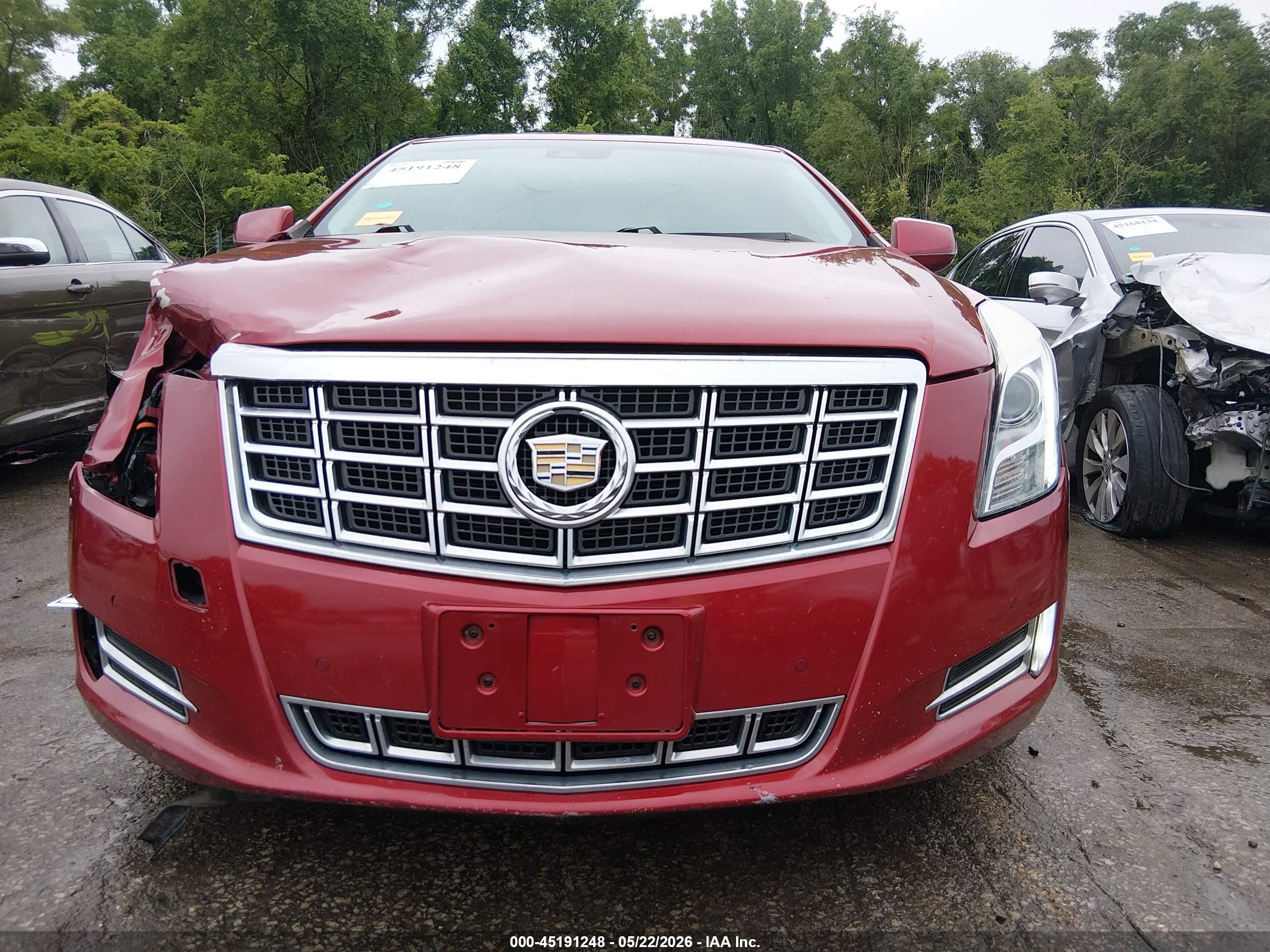 2013 Cadillac Xts Luxury Red vin: 2G61R5S37D9142956
