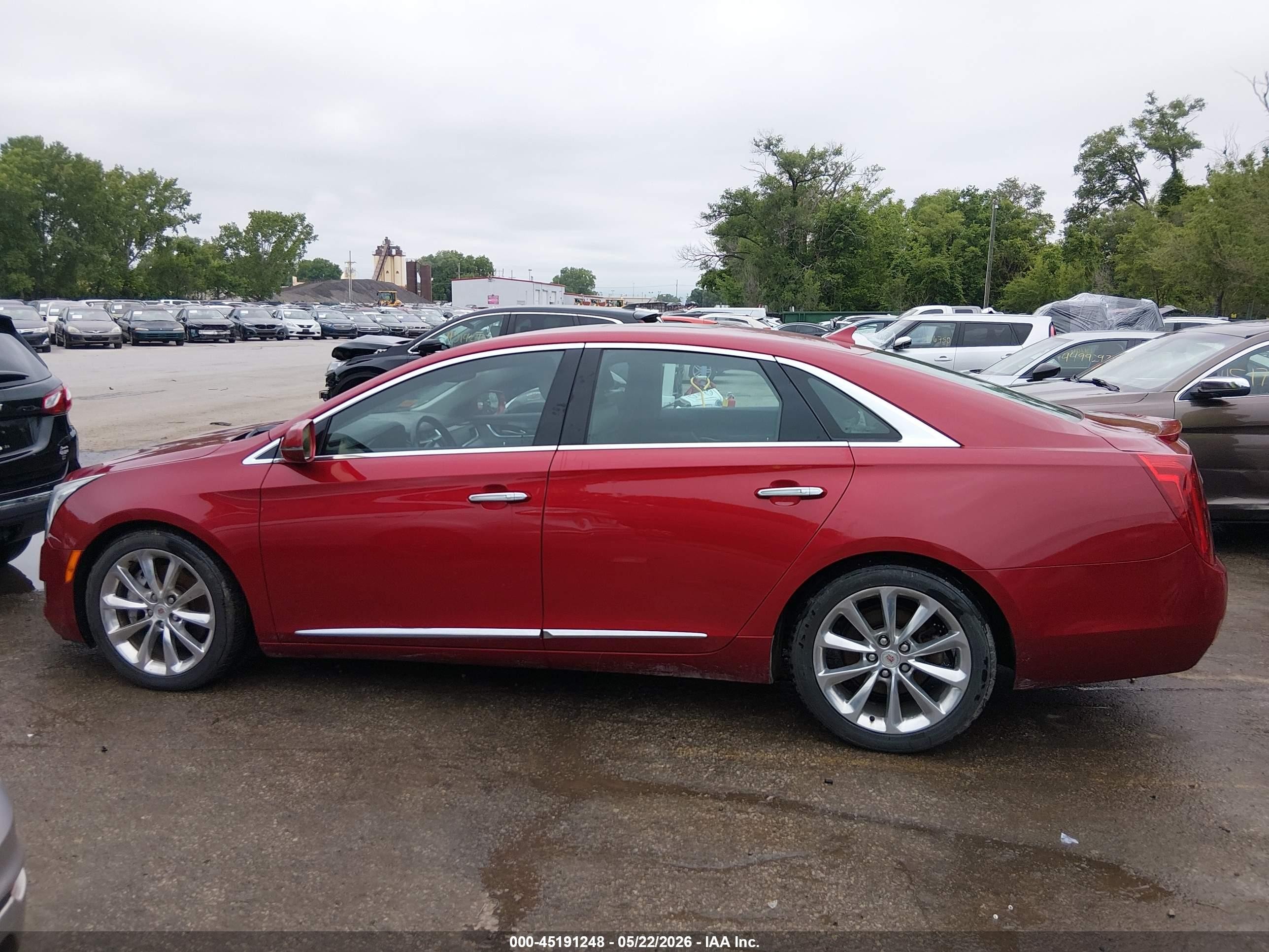 2013 Cadillac Xts Luxury Red vin: 2G61R5S37D9142956
