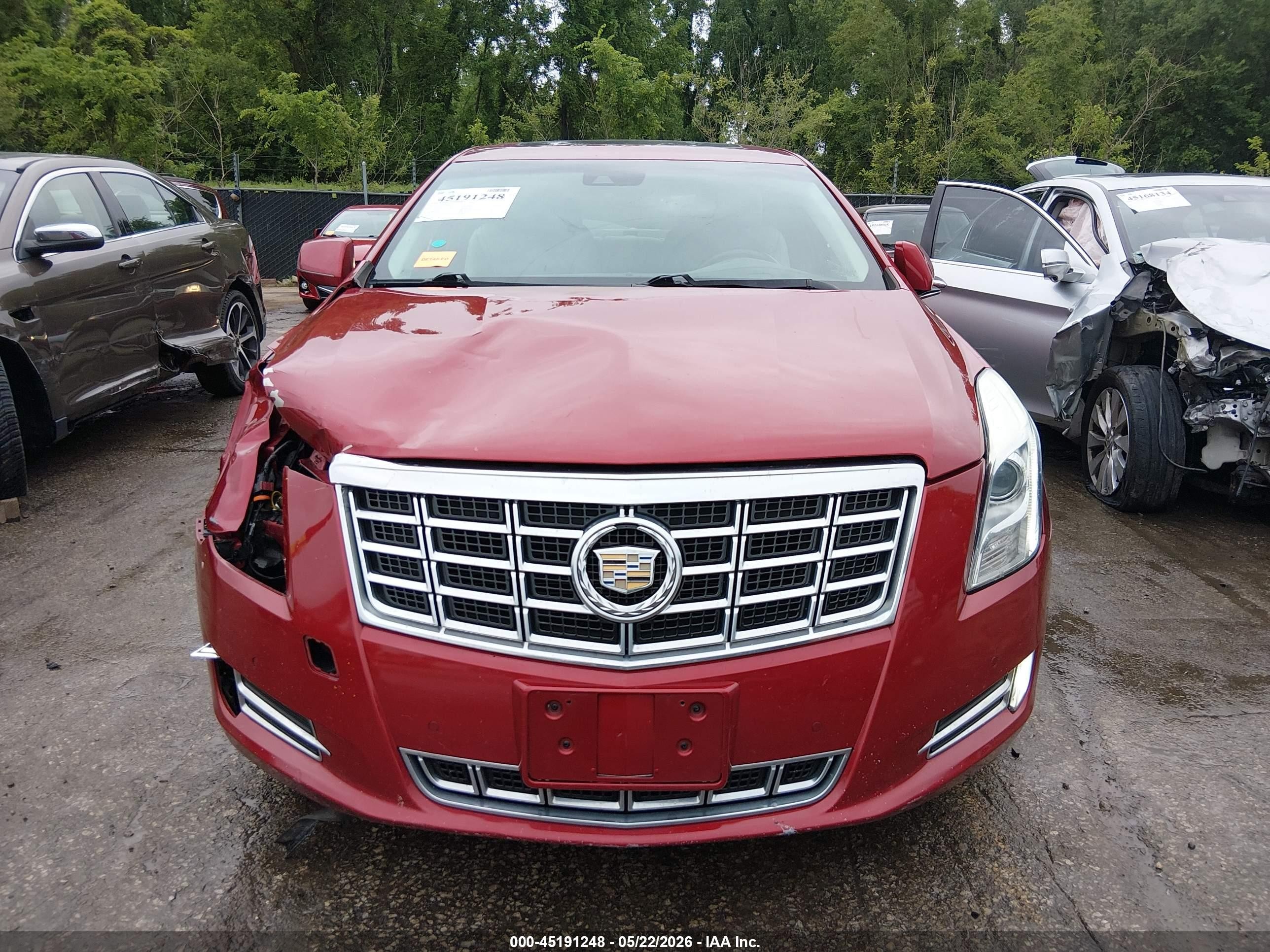 2013 Cadillac Xts Luxury Red vin: 2G61R5S37D9142956