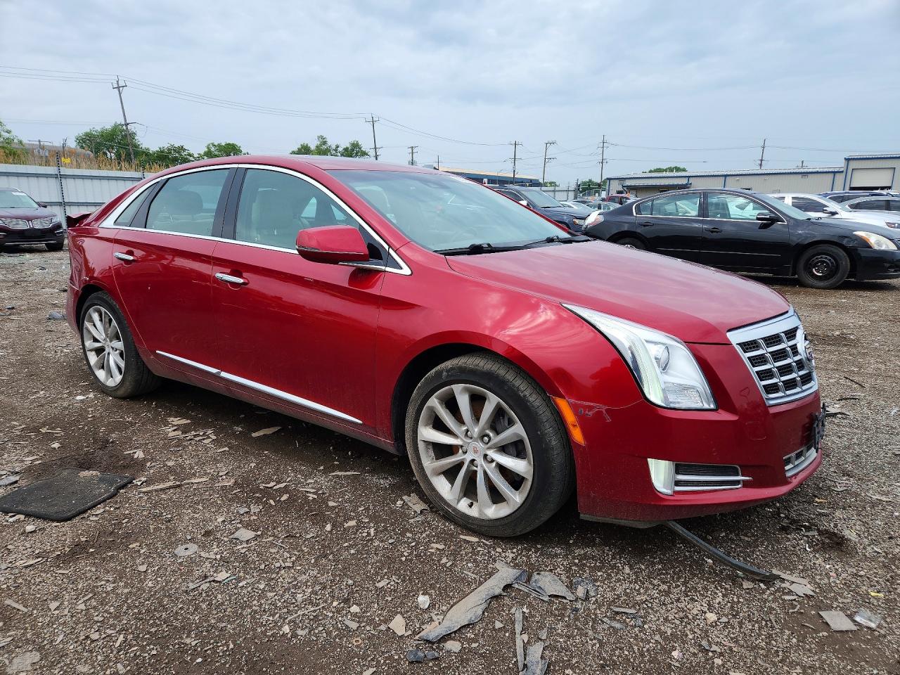 2013 Cadillac Xts Luxury Collection Red vin: 2G61R5S38D9142271