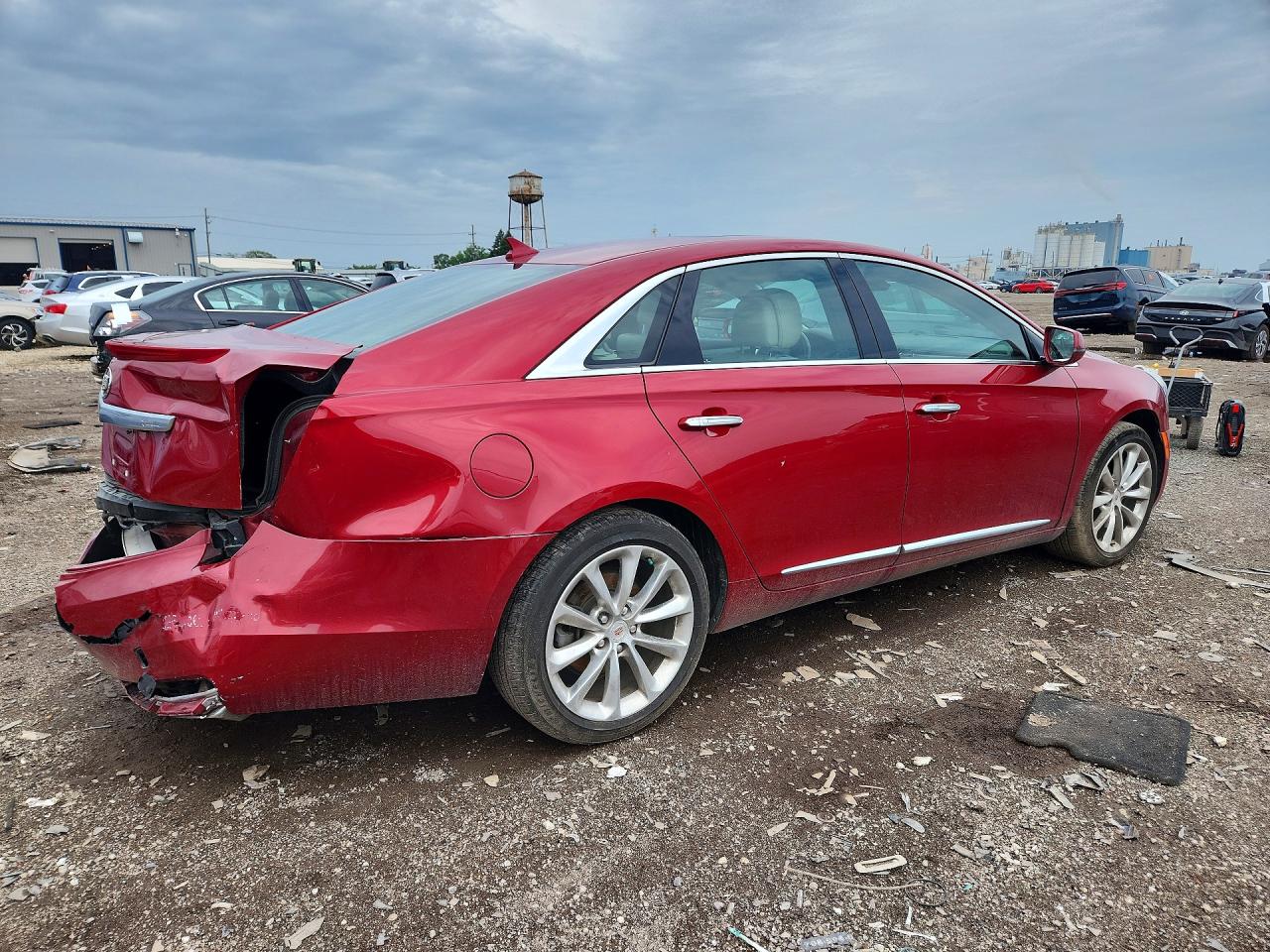 2013 Cadillac Xts Luxury Collection Red vin: 2G61R5S38D9142271