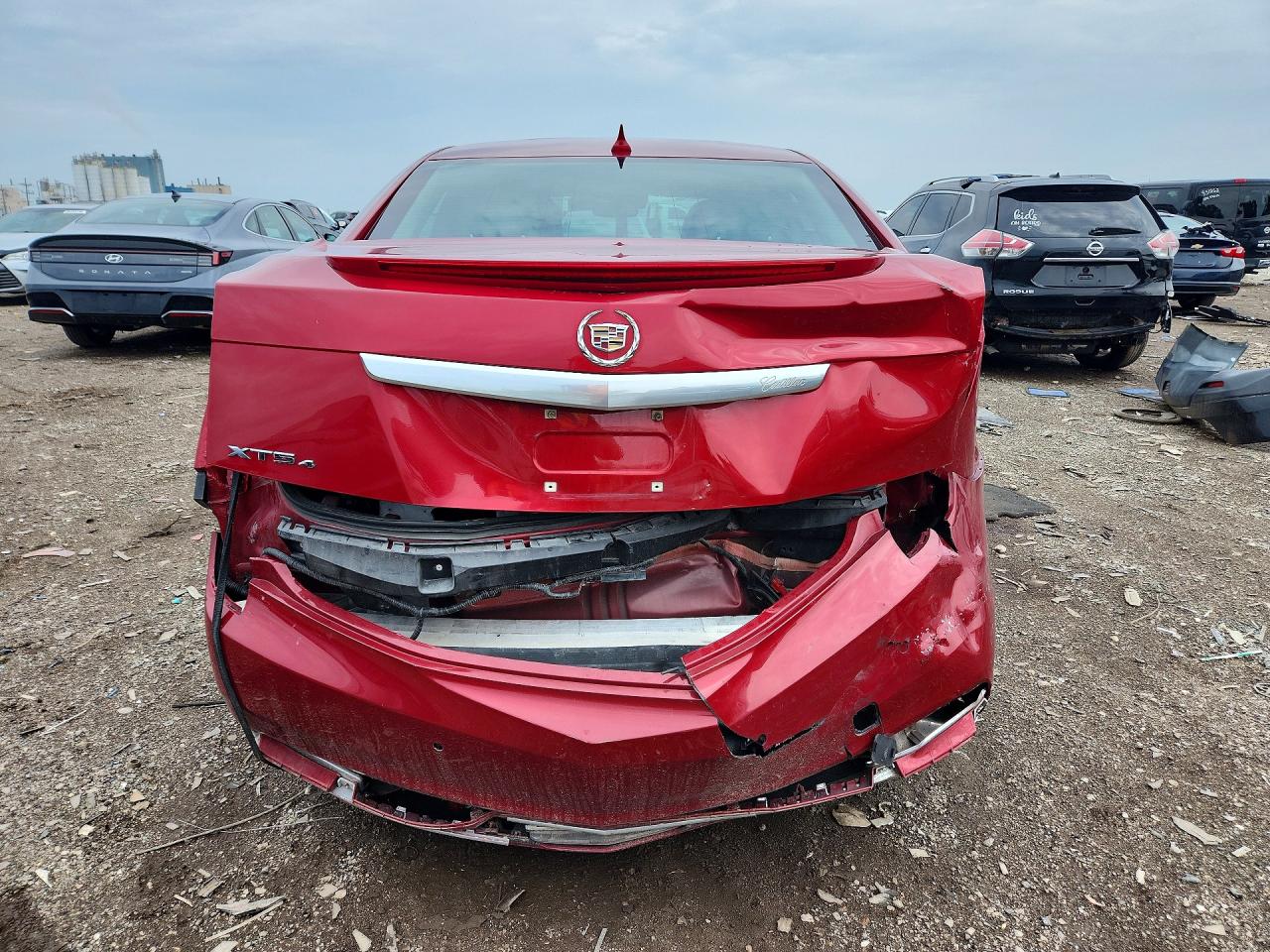 2013 Cadillac Xts Luxury Collection Red vin: 2G61R5S38D9142271