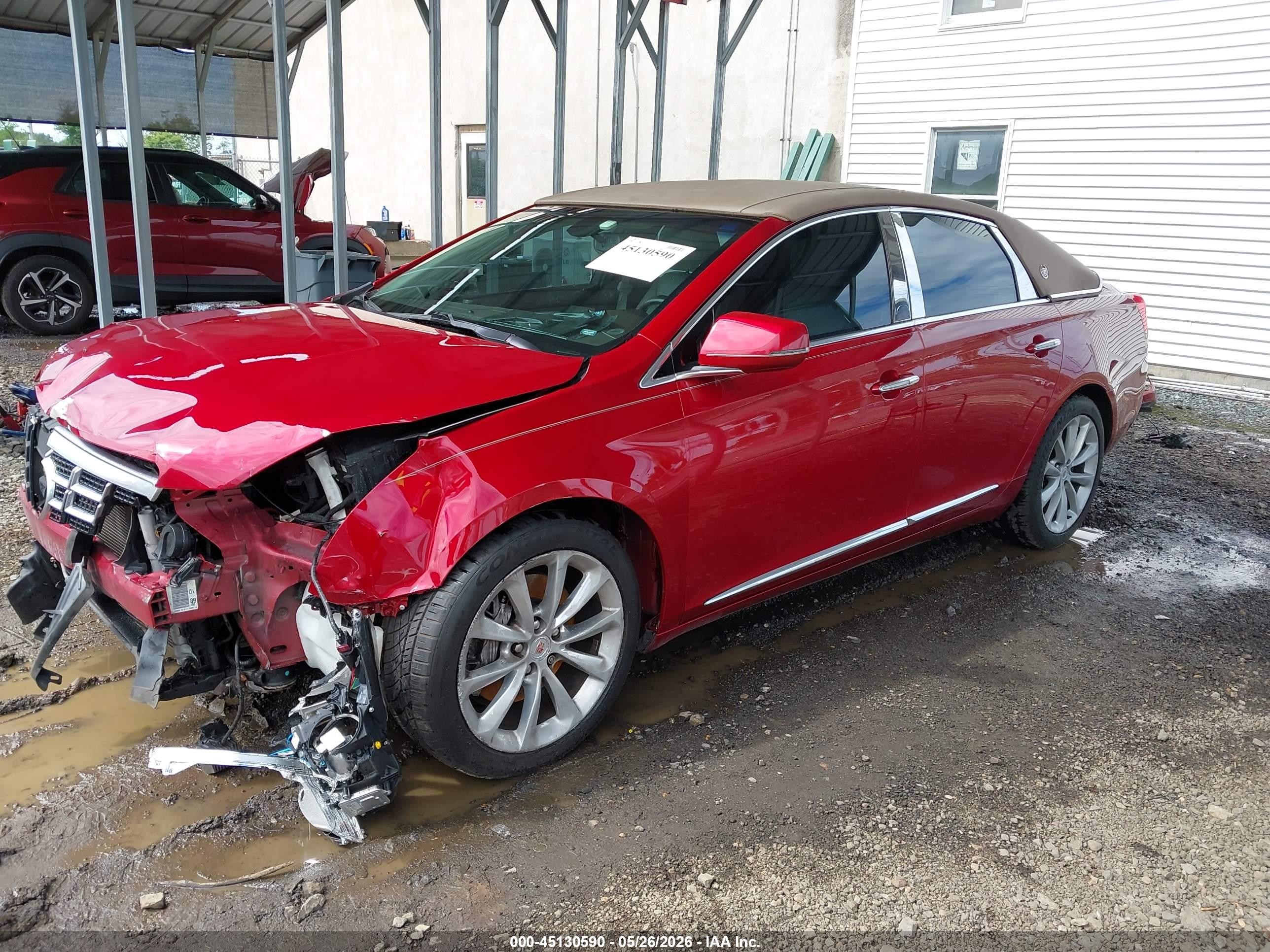 2013 Cadillac Xts Luxury Red vin: 2G61R5S3XD9118070