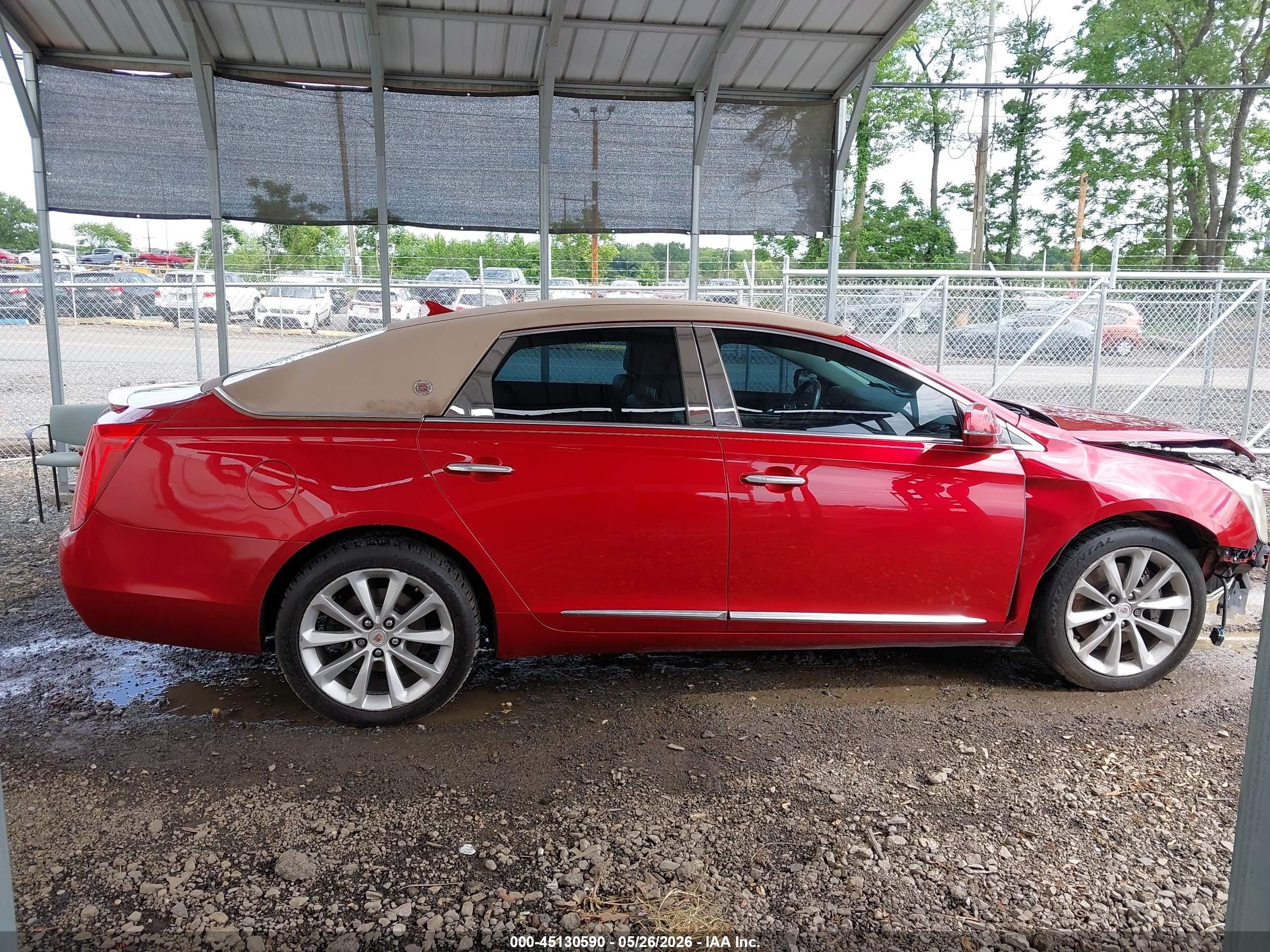 2013 Cadillac Xts Luxury Red vin: 2G61R5S3XD9118070