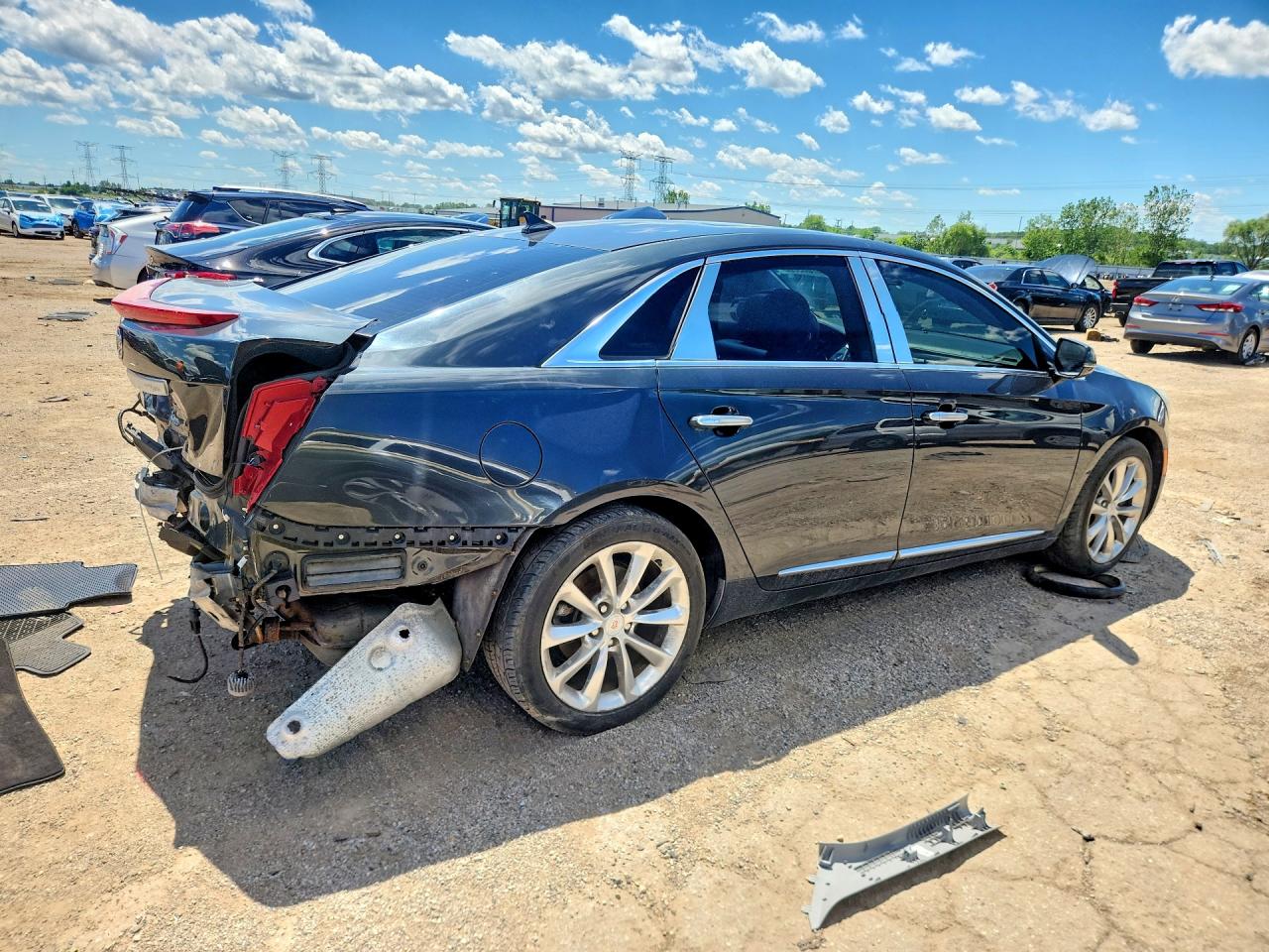 2013 Cadillac Xts Luxury Collection Charcoal vin: 2G61R5S3XD9128663