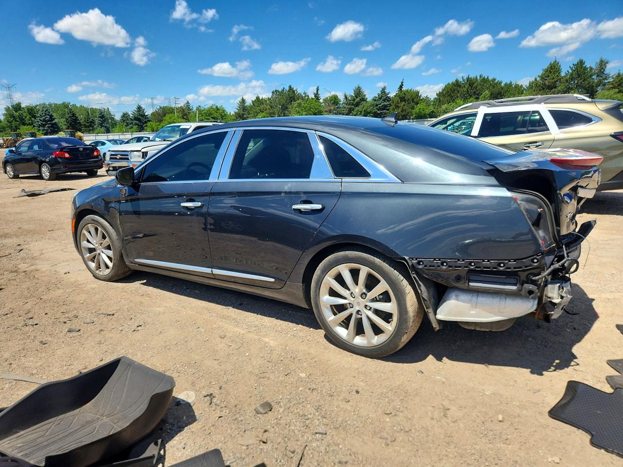 2013 Cadillac Xts Luxury Collection Charcoal vin: 2G61R5S3XD9128663