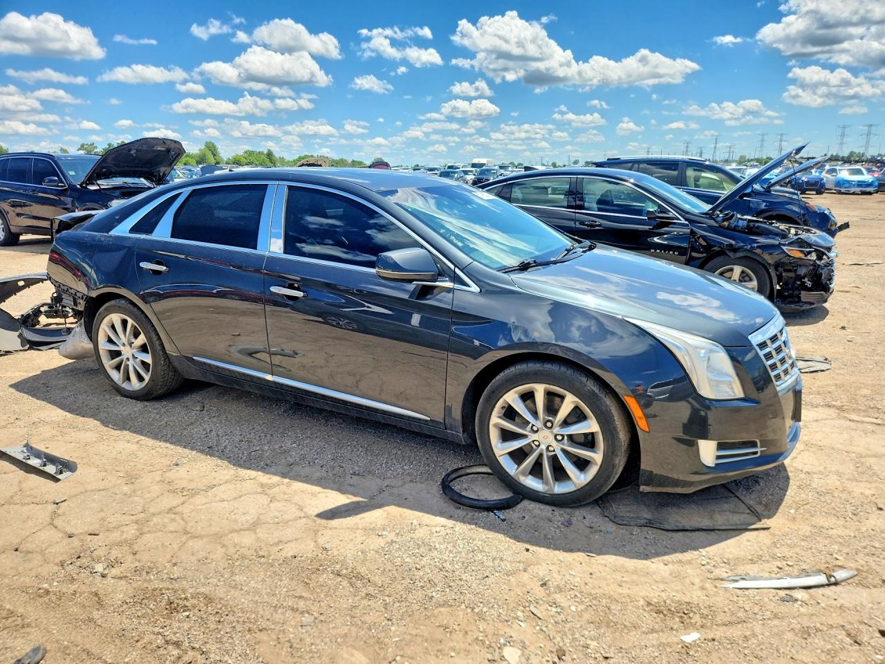 2013 Cadillac Xts Luxury Collection Charcoal vin: 2G61R5S3XD9128663