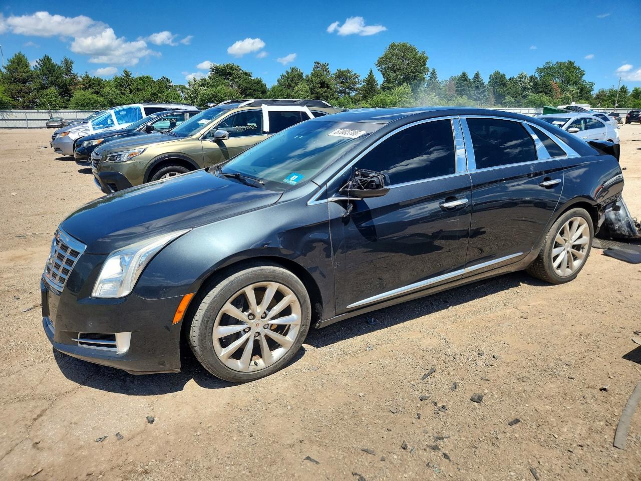 2013 Cadillac Xts Luxury Collection Charcoal vin: 2G61R5S3XD9128663
