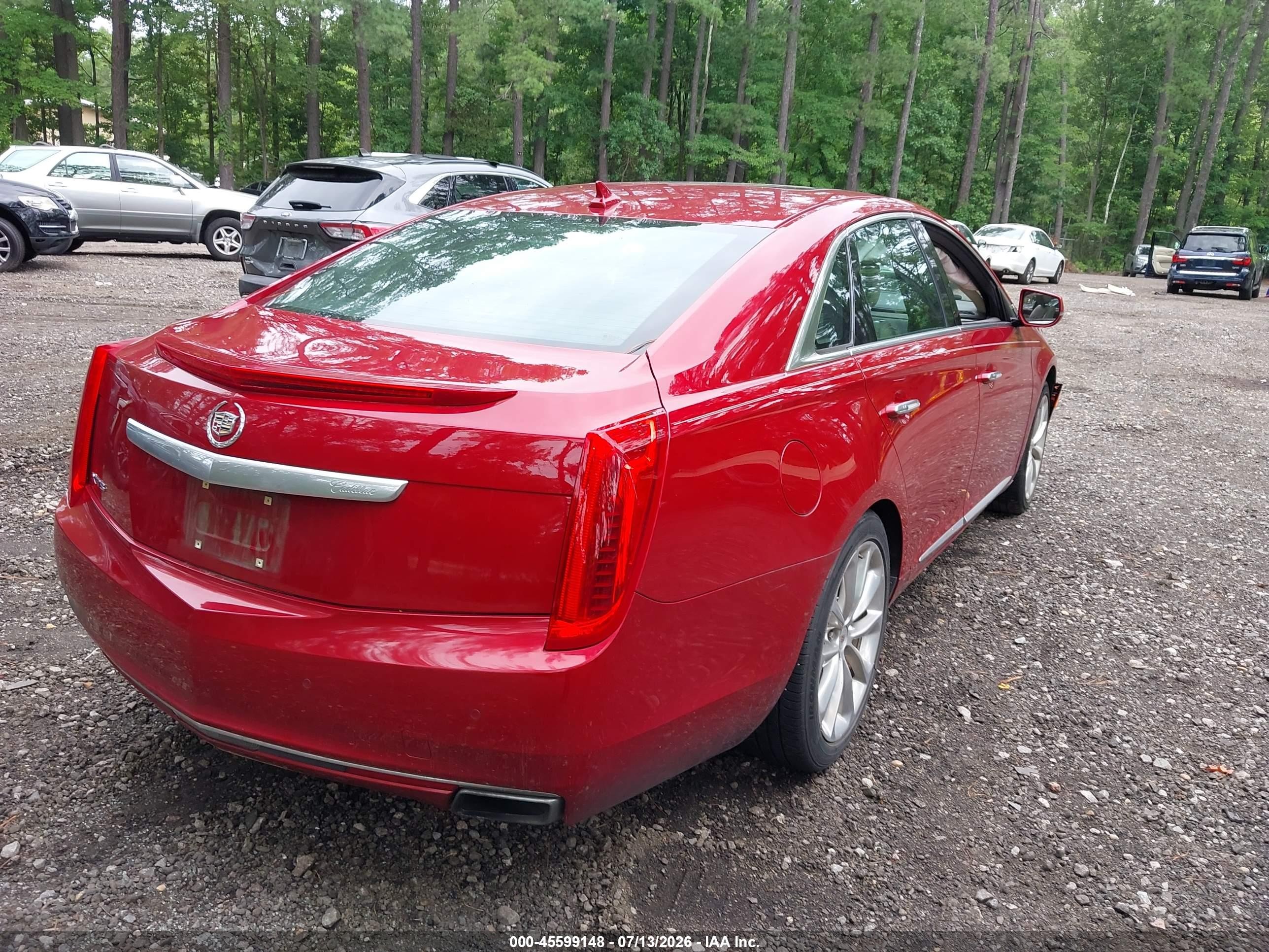 2013 Cadillac Xts Premium Red vin: 2G61S5S30D9134928